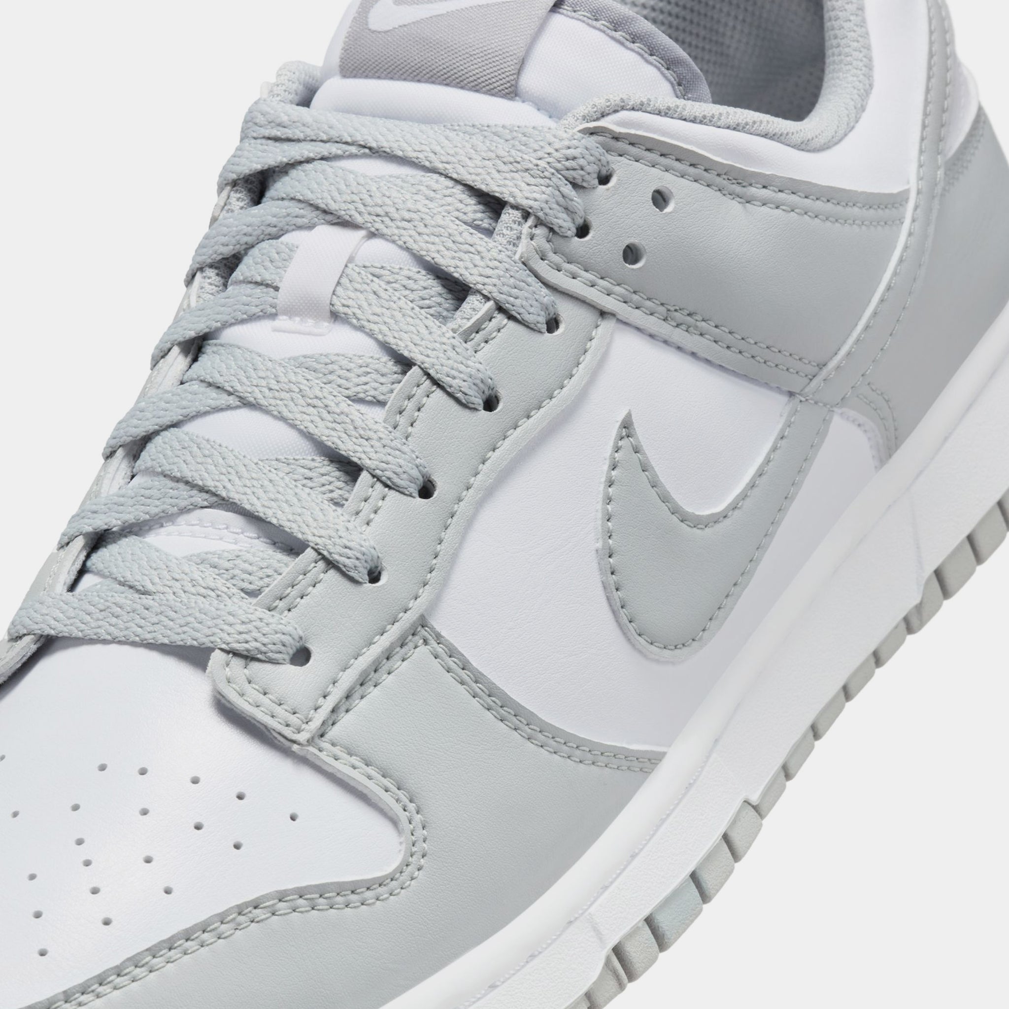 Nike Dunk Low Mens Lifestyle Shoes White Light Smoke Grey HF5441