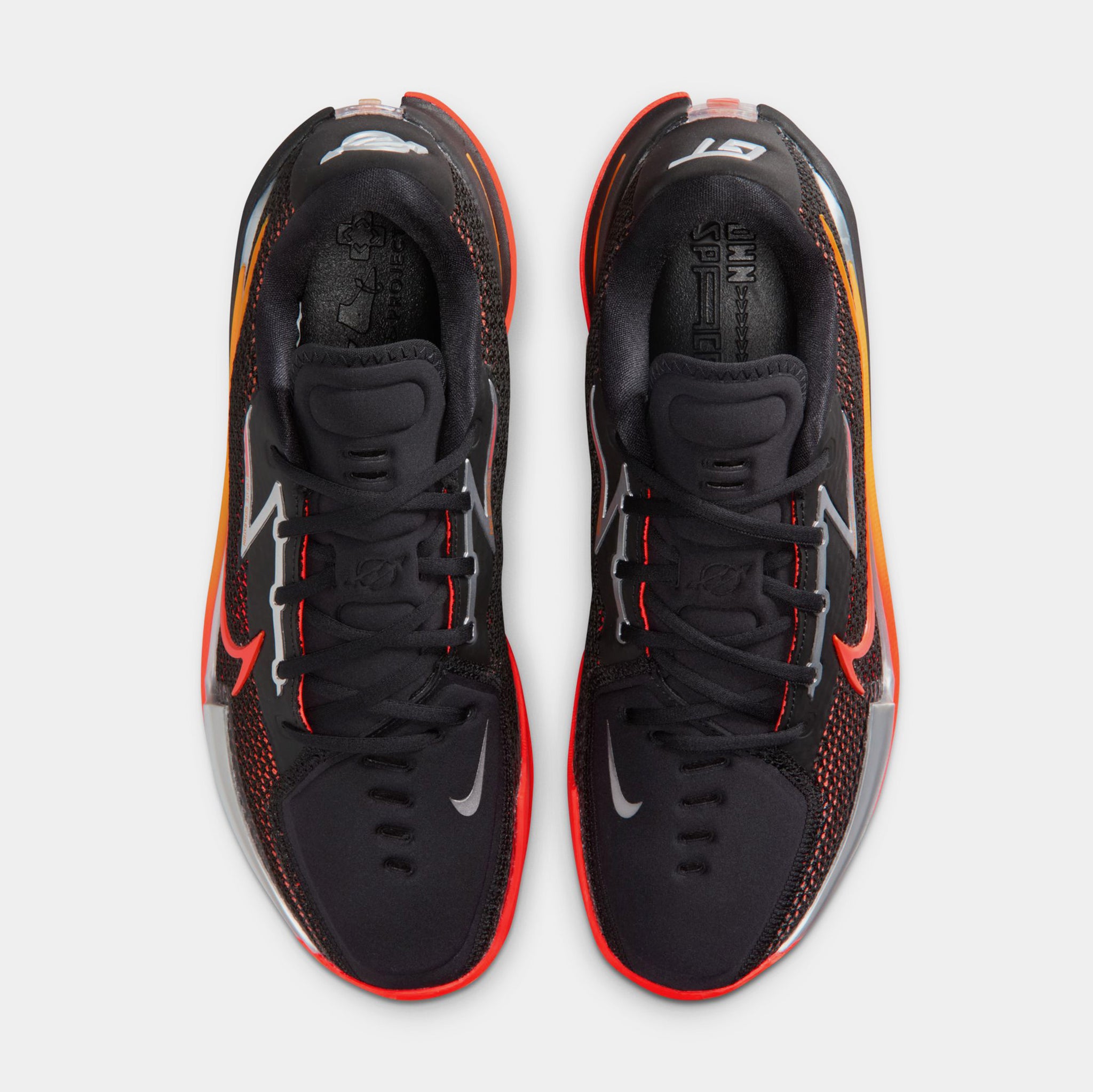 Nike Air Zoom GT Cut Mens Basketball Shoes Black Bright  display picture 2