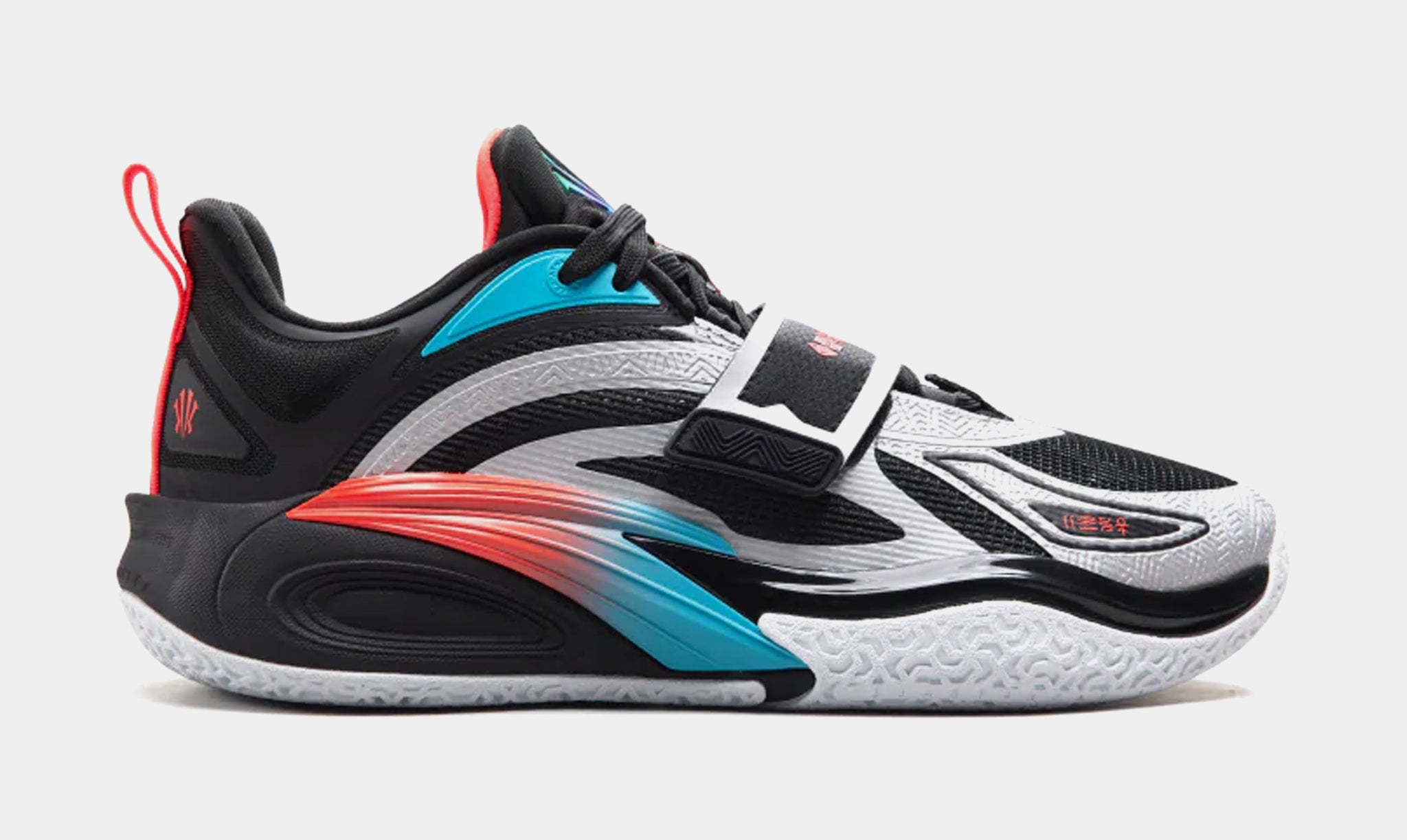 ANTA Kai 1 KAI-leidoscope Grade School Basketball Shoes Black Grey