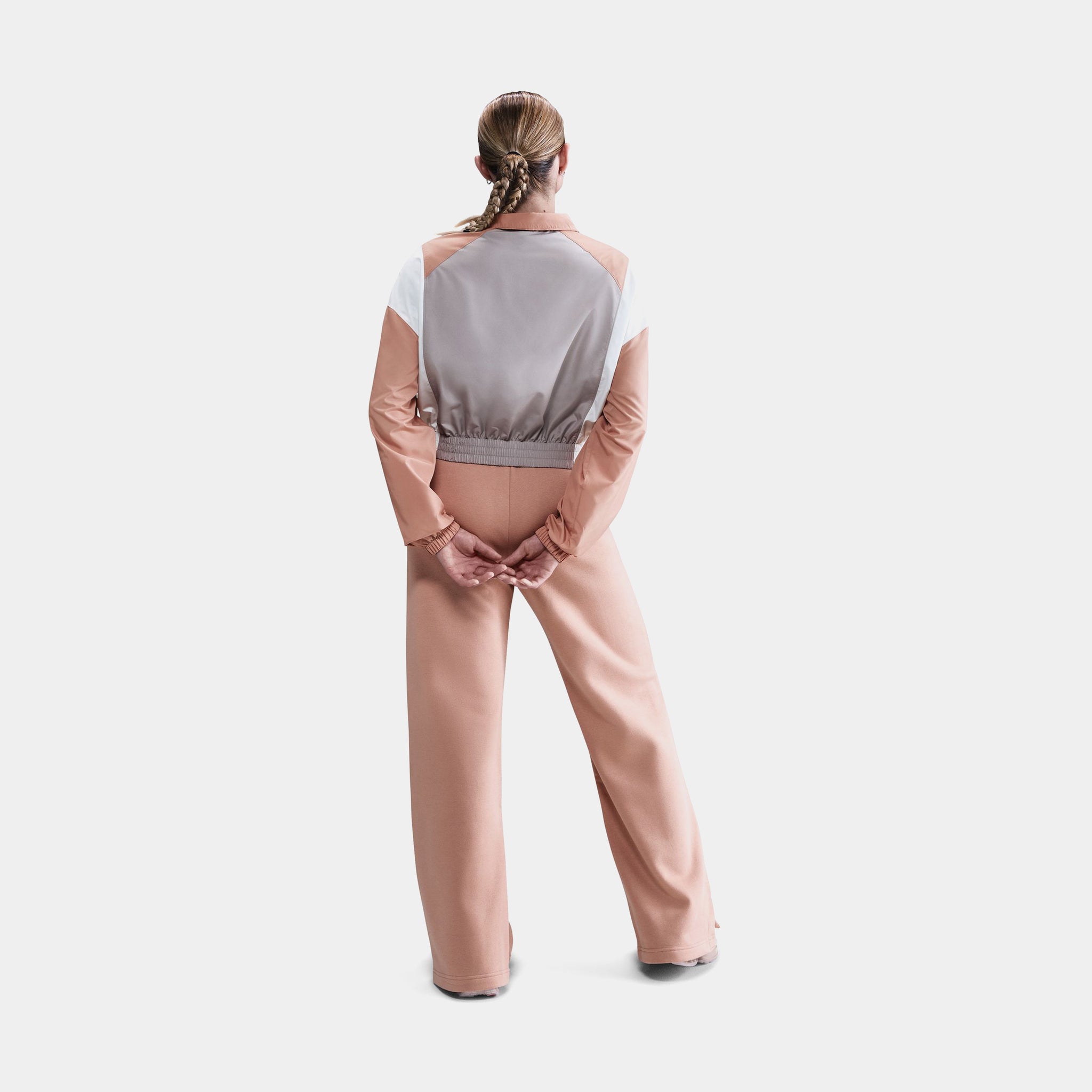 Nike Classic Woven Lightweight 1 4 Zip Womens Jacket College Grey