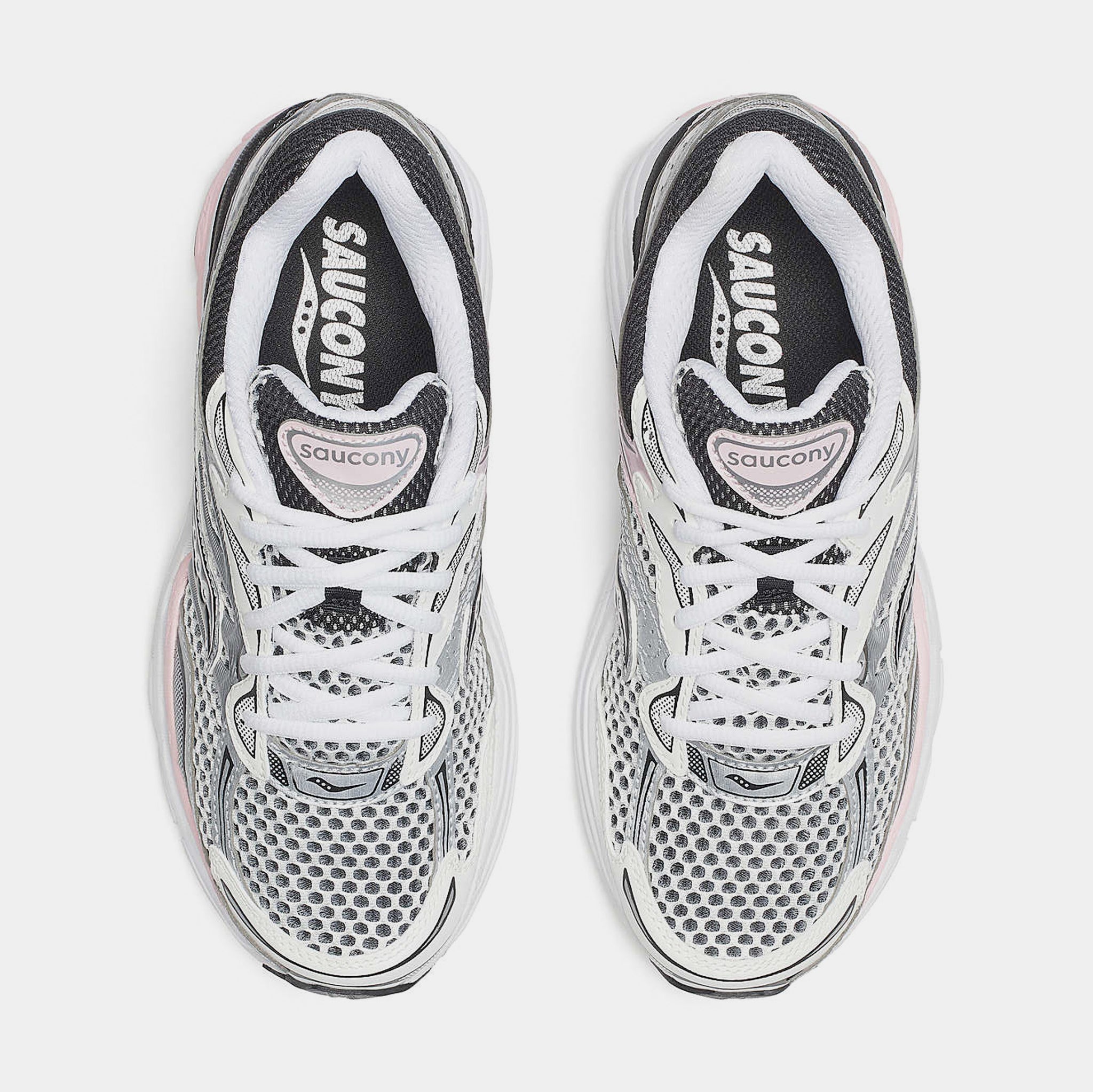 NEW men’s Saucony ProGrid Omni 9 shoes silver pink black white size 10.5 Men main image 4