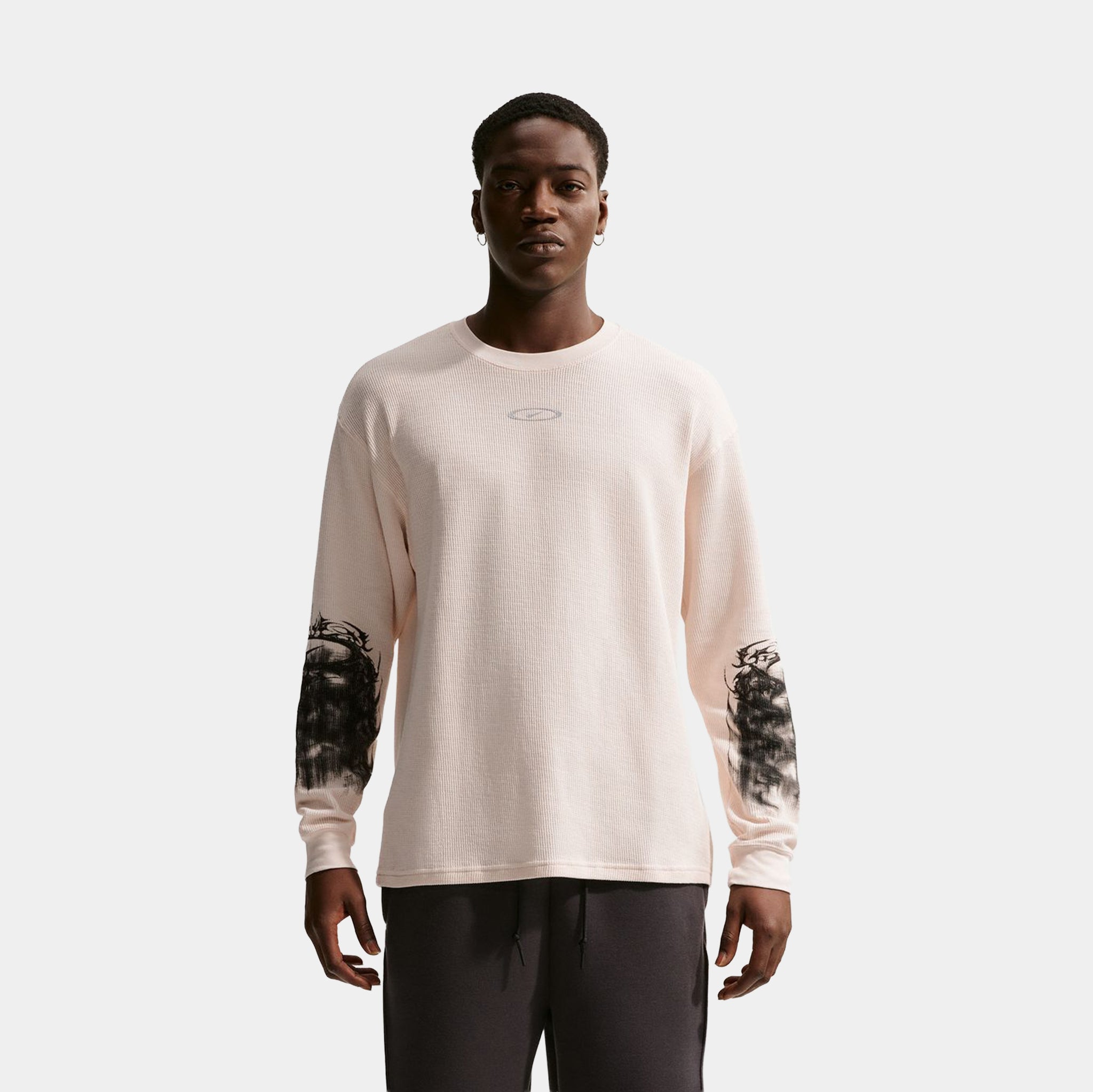 Nike Sportwear Thermal Mens Long SLeeve Shirt Chalk IQ1016-103 