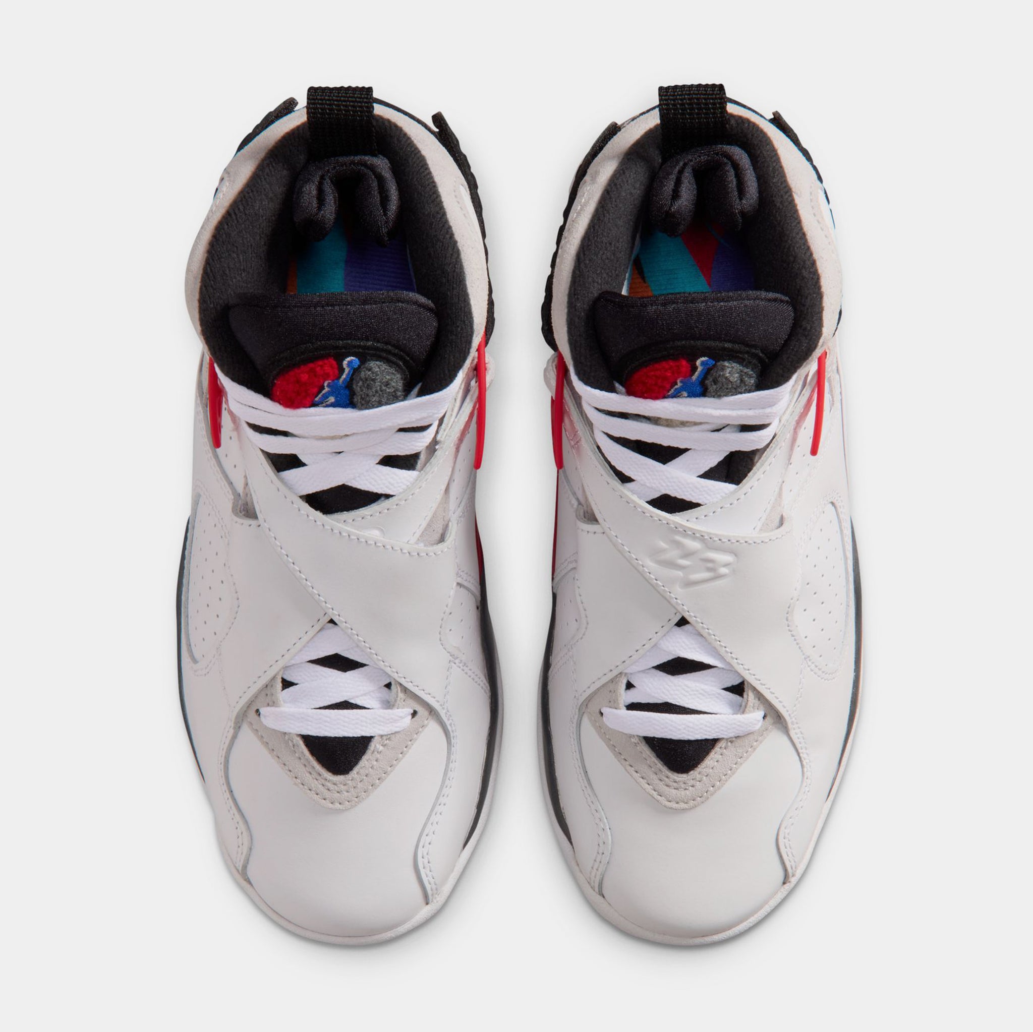 Jordan Air Jordan 8 Retro White And True Red Grade School