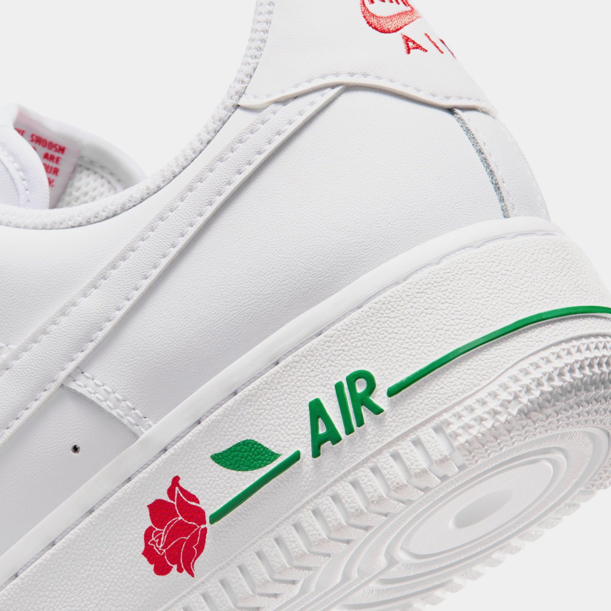 Nike Air Force 1 Low Roses Womens Lifestyle Shoes White White