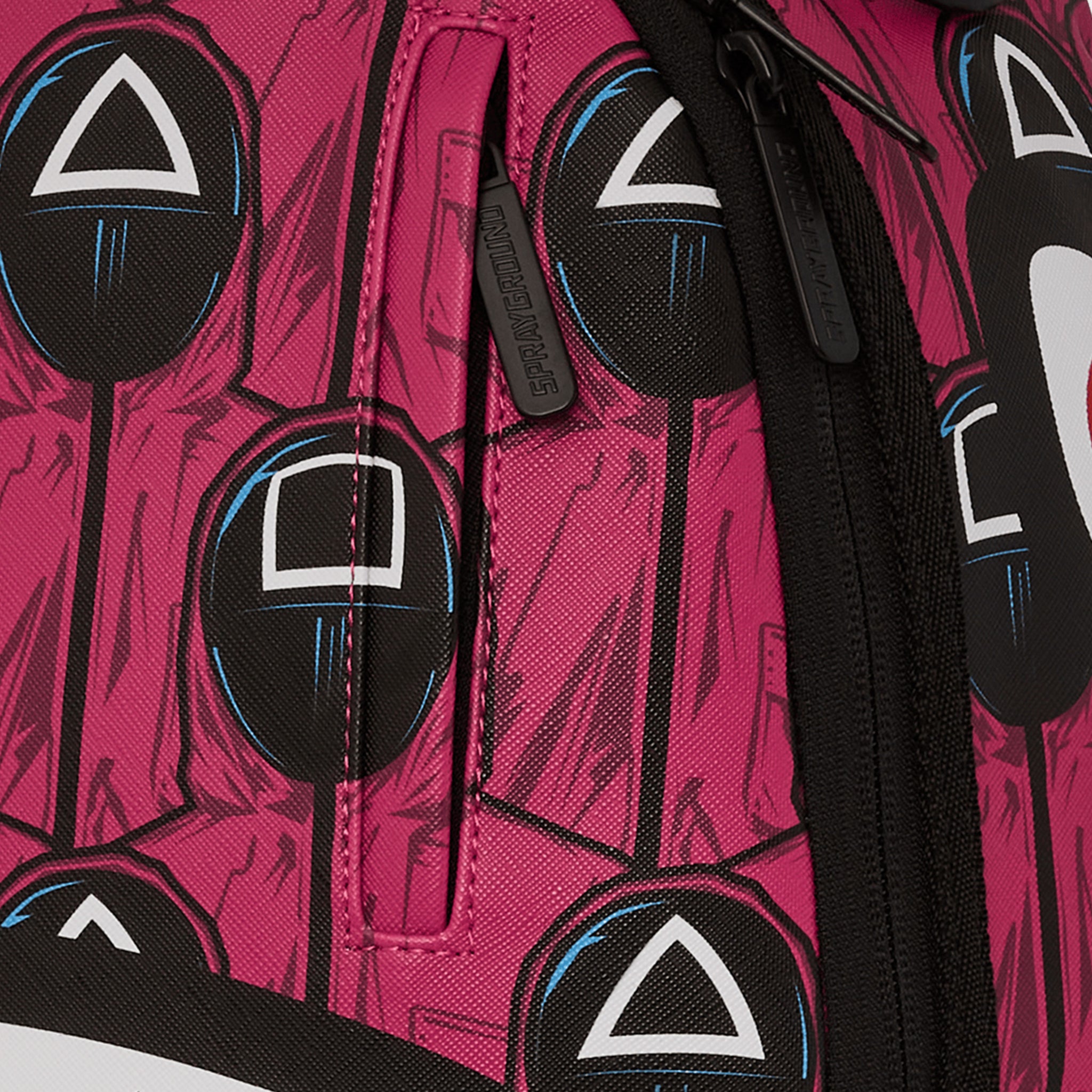 Sprayground Squid Game Embossed Mens Backpack Purple Black 910B6987NSZ ...