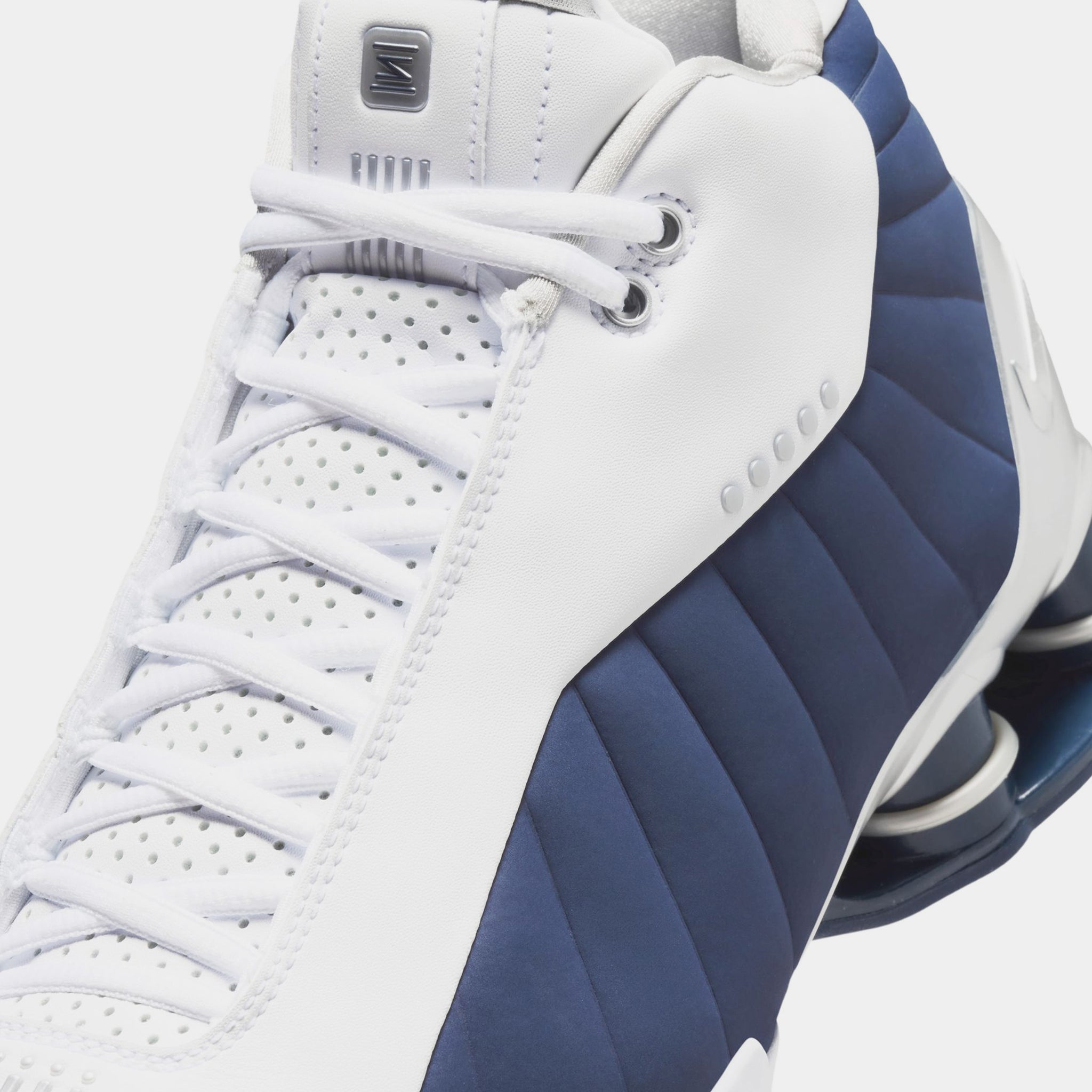 Nike Shox BB4 Olympic Mens Lifestyle Shoes White Midnight Navy