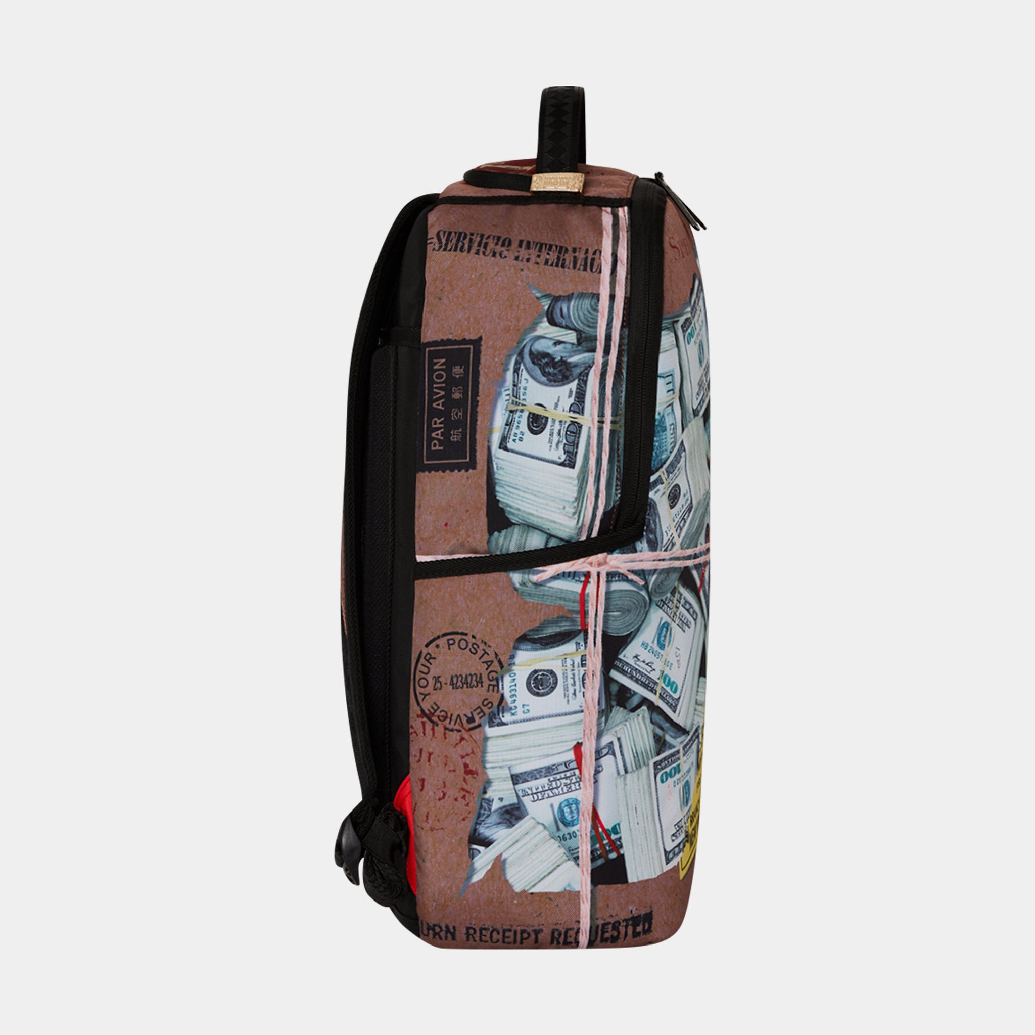 Sprayground Torn Packaging Mens Backpack Brown Green 910B6995NSZ – Shoe ...