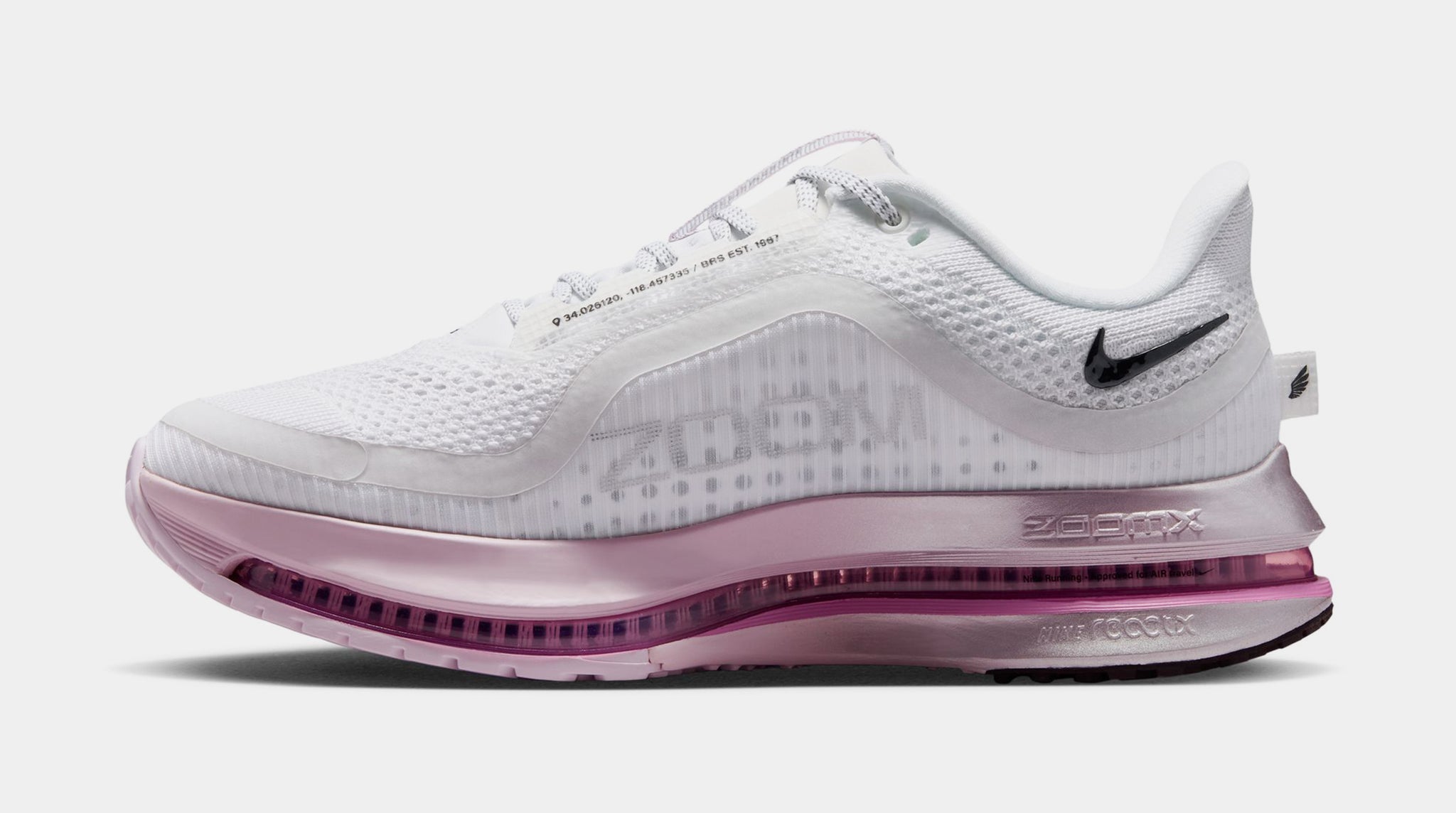 Nike Pegasus Premium Womens Running Shoes White Black Bleached