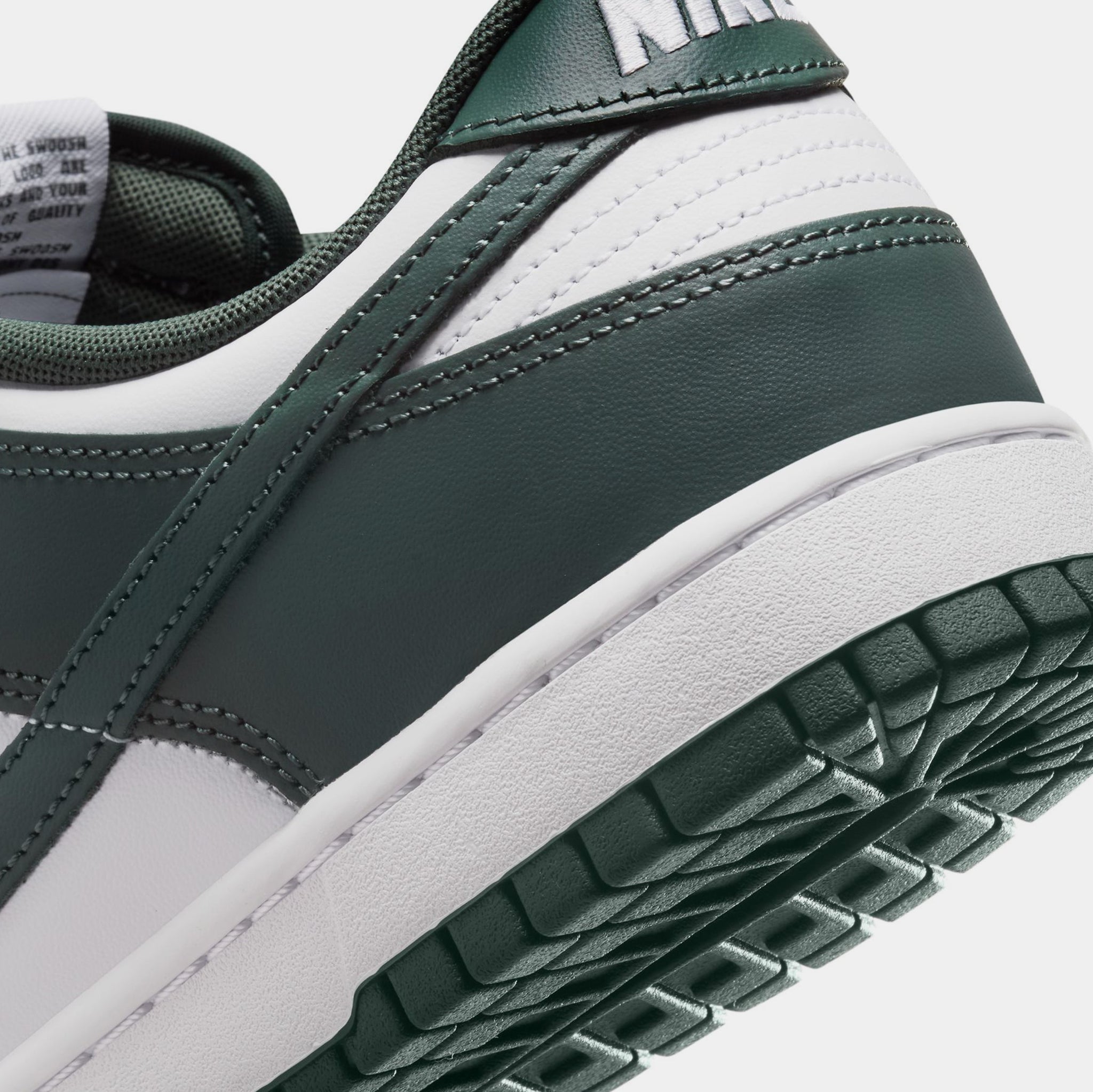 Nike Dunk Low Retro Mens Lifestyle Shoes White Vintage Green