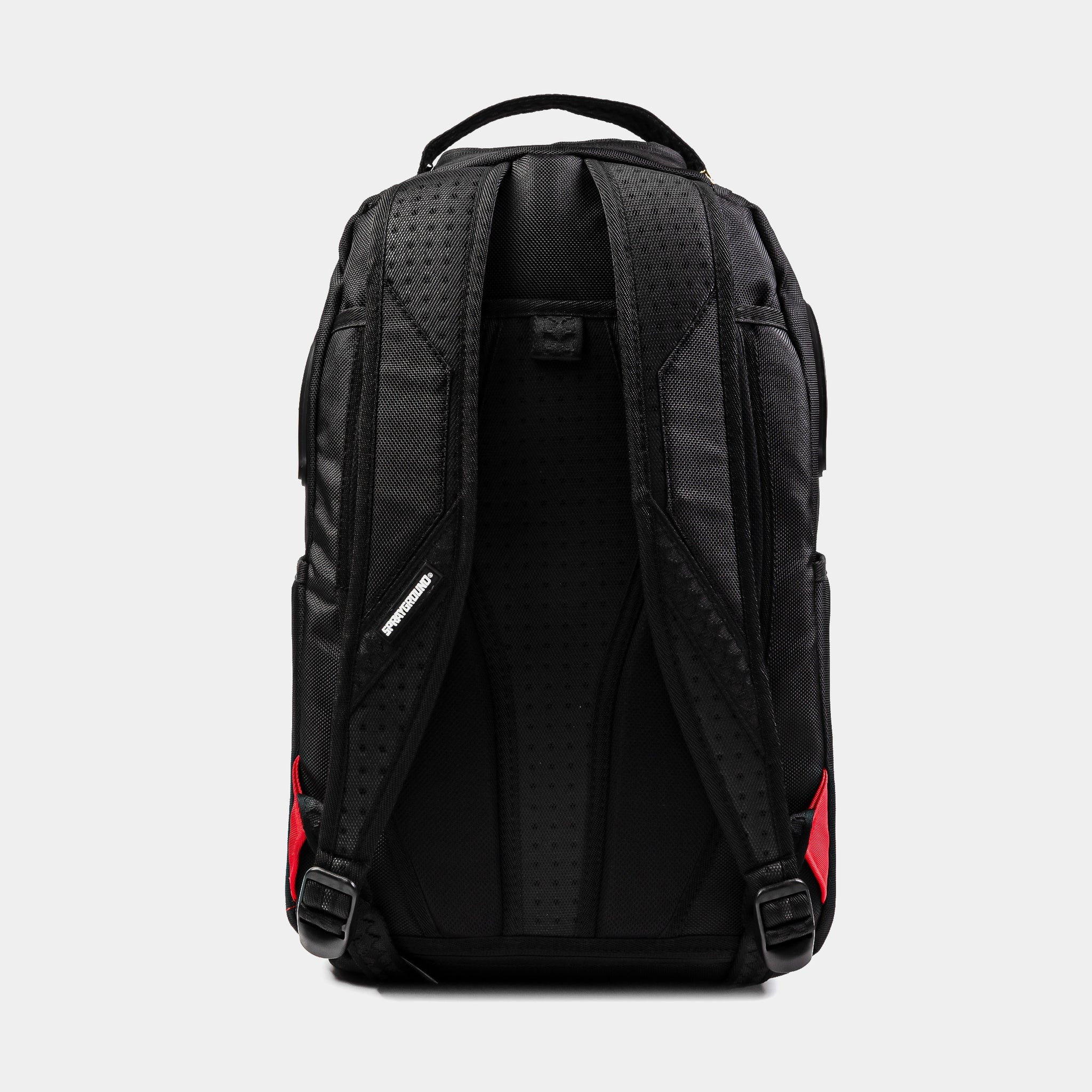 Sprayground Printed Zipper Shark Mens Backpack Black White  display picture 3