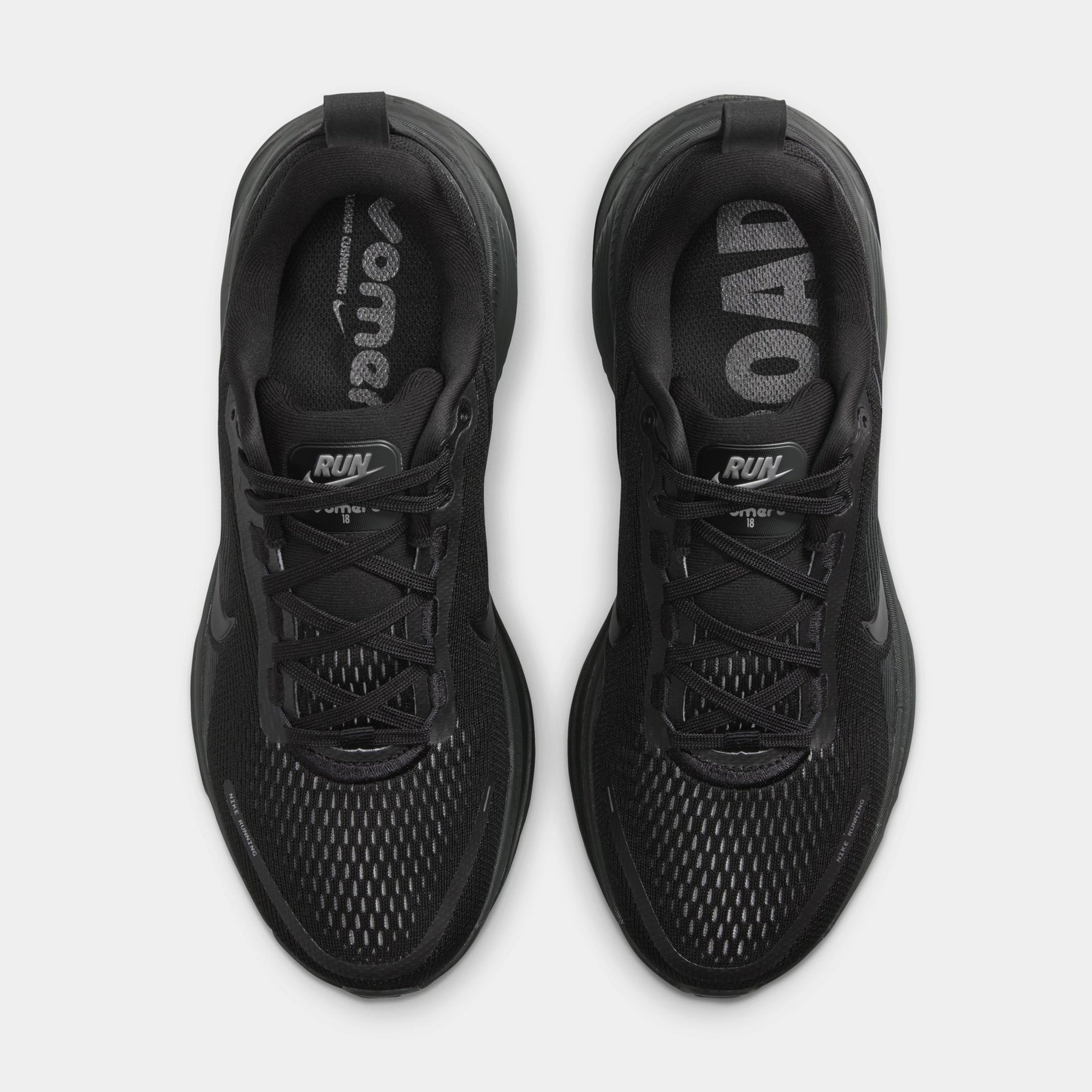 Nike Vomero 18 Womens Running Shoes Black Black Dark Smoke