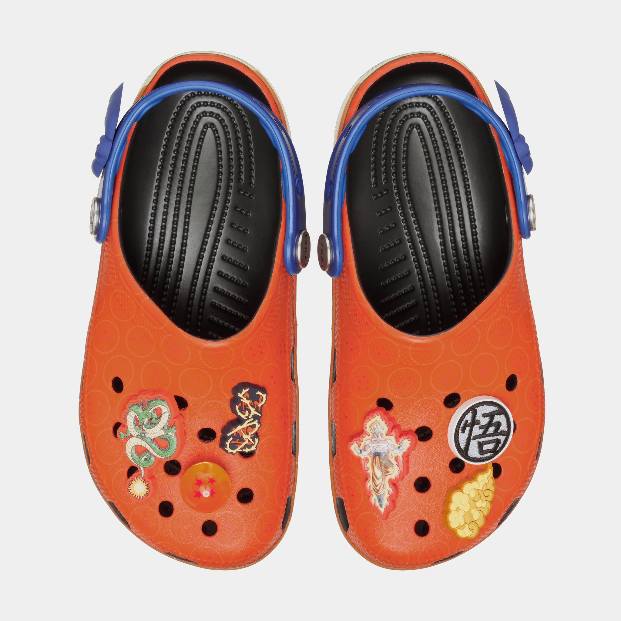 Crocs Dragonball Goku sz 11 Orange Clog Shoes with Blue Strap ??FIRST LOOK at the upcoming Dragon Ball Z and Crocs are  main image 3