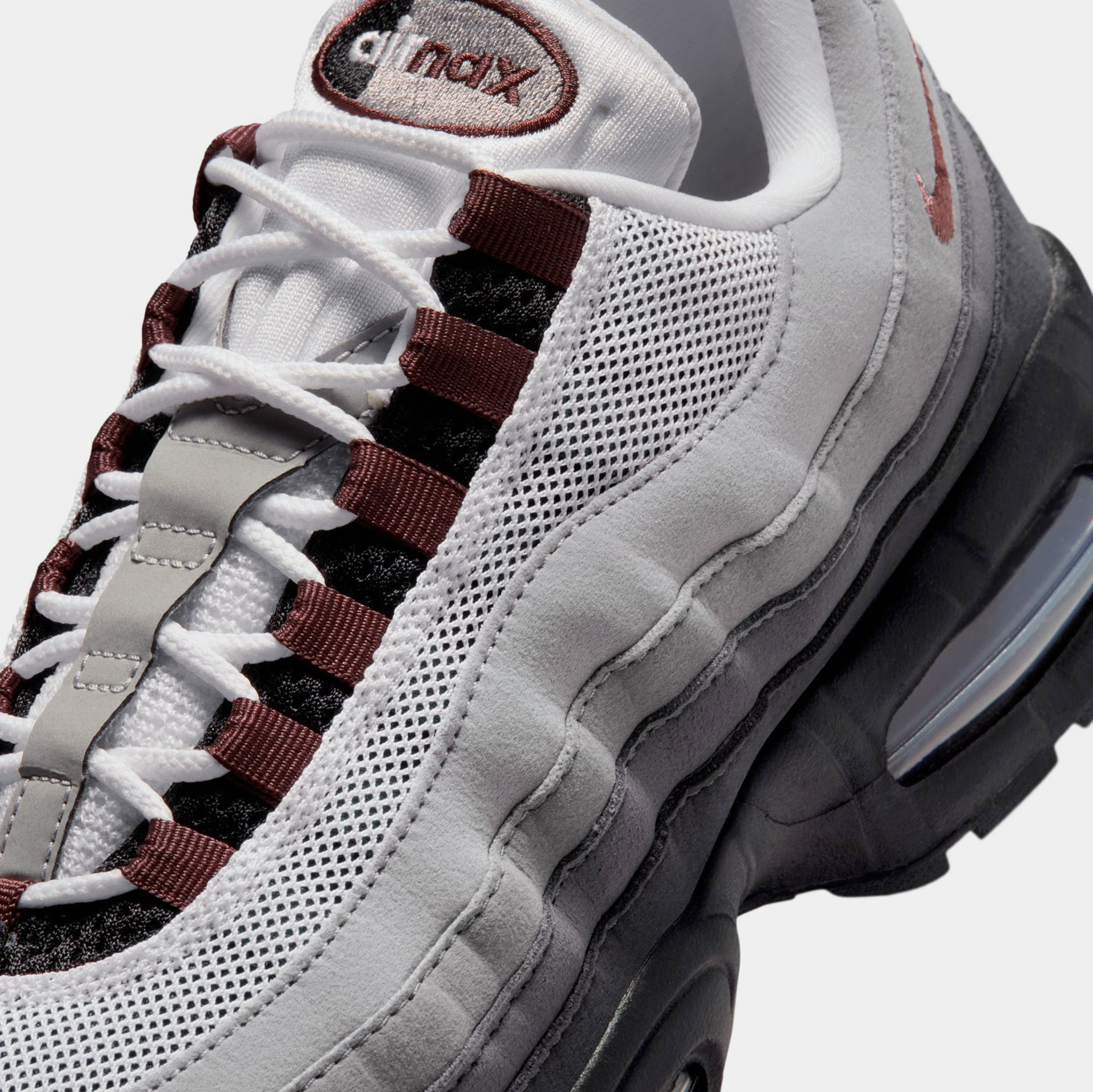Mens‎ 7.5 / Womens 9 - Nike Air Max 95 OG Big Bubble Shoes Crimson Dracula Grey NIKE Air Max 95 OG HM4740 008 - Shiekh main image 3