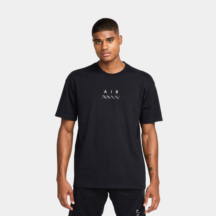 Nike Max90 Street Mens Short Sleeve Shirt Anthracite HV1675-060