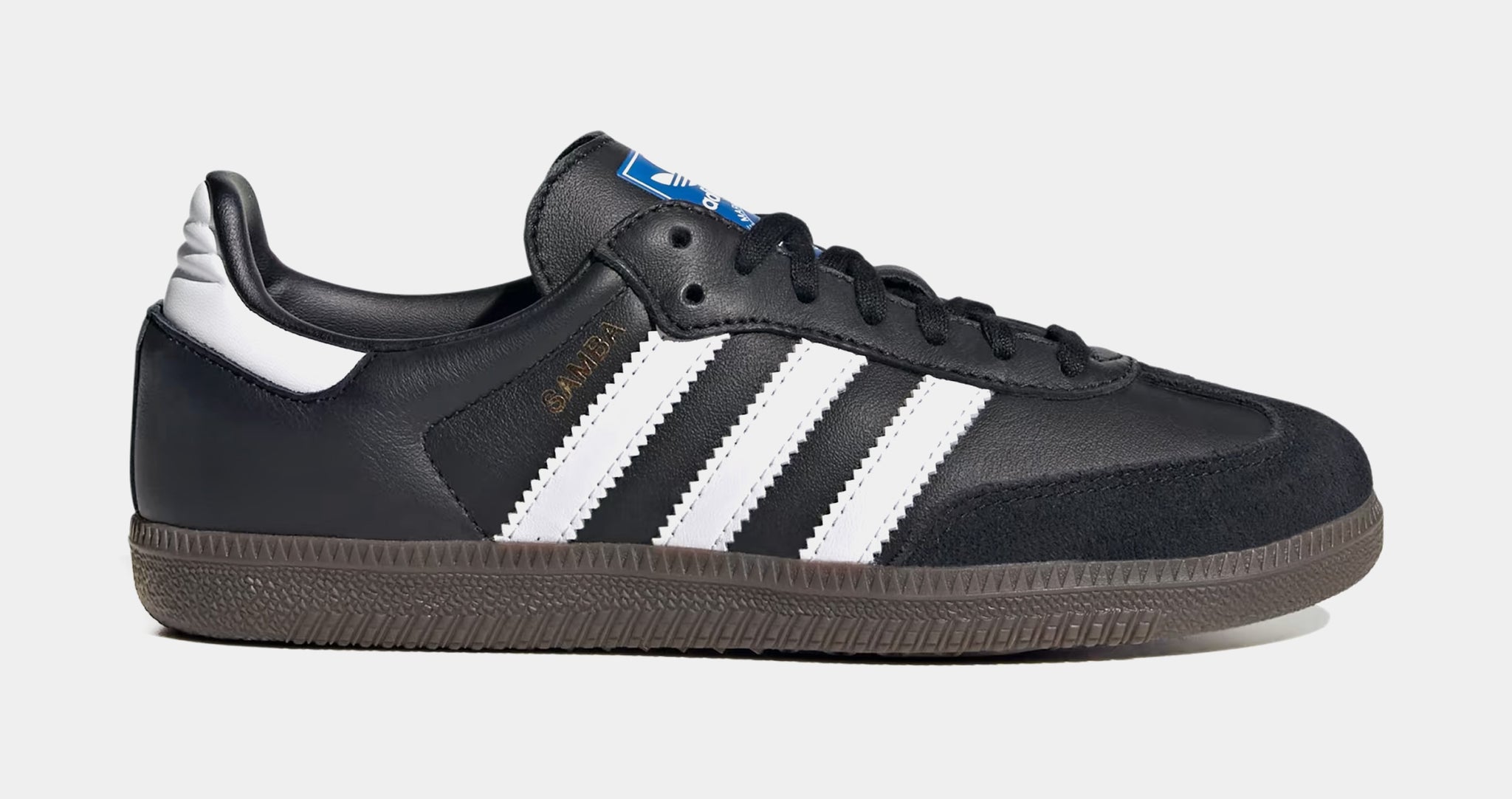 adidas superstar grade school black