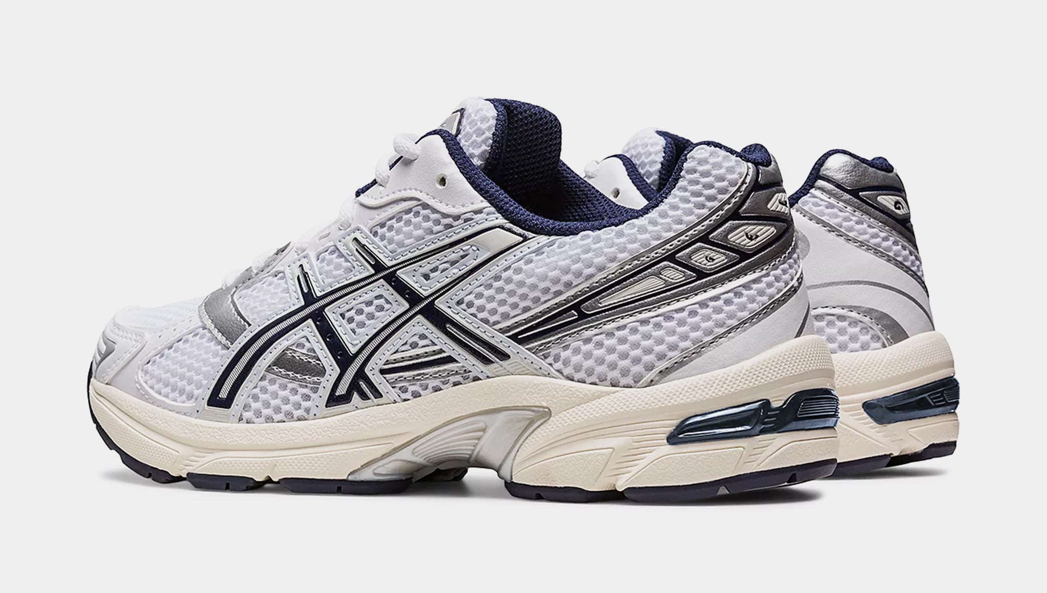 ASICS Gel 1130 Womens Running Shoes White Midnight 1202A164-110 
