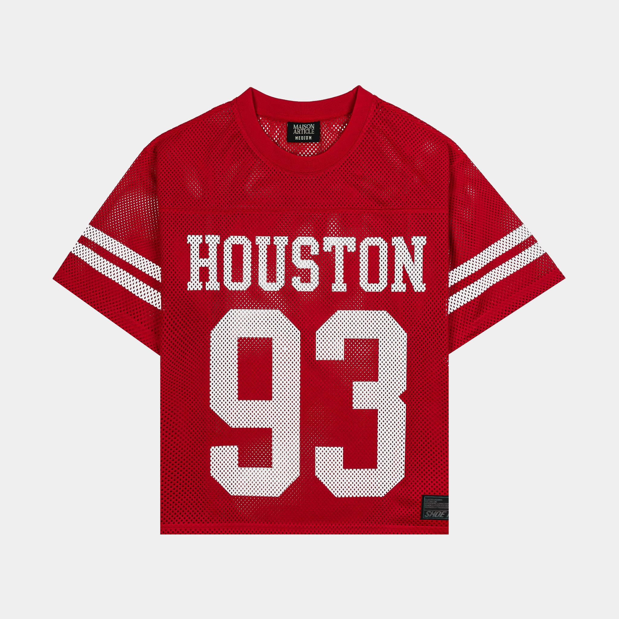 Maison Article Houston Mesh Mens Jersey Red White MAFJ08 – Shoe Palace