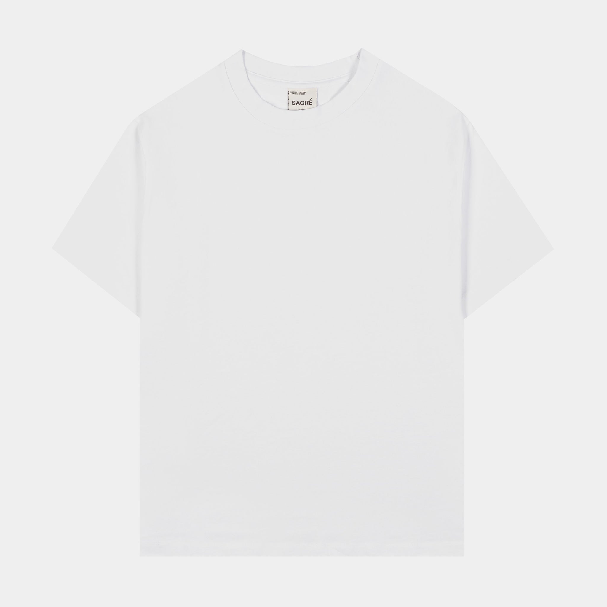 Sacré Solid Tee Womens Short Sleeve Shirt White SCRT01 – Shoe Palace