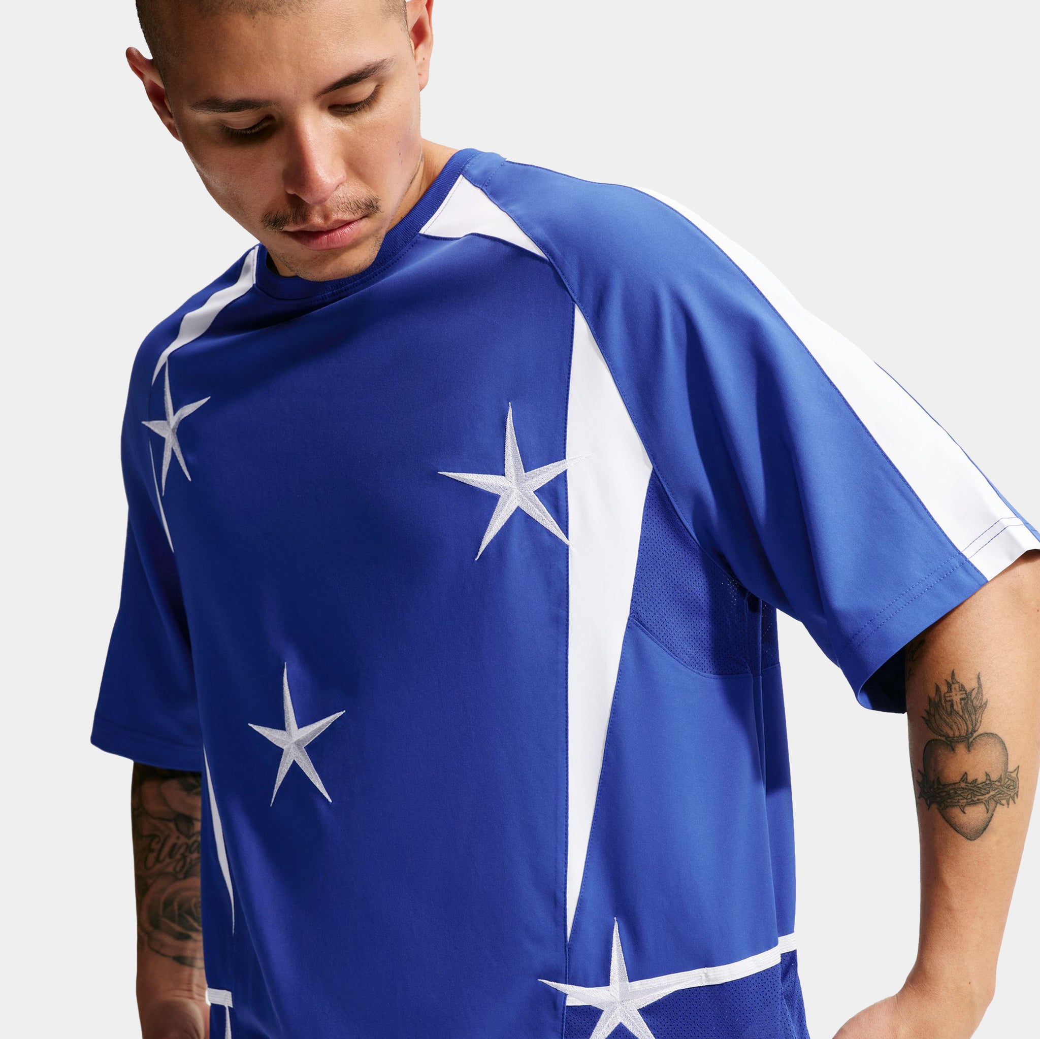 Nike Your Message Here Soccer Mens Jersey Old Royal White Safety