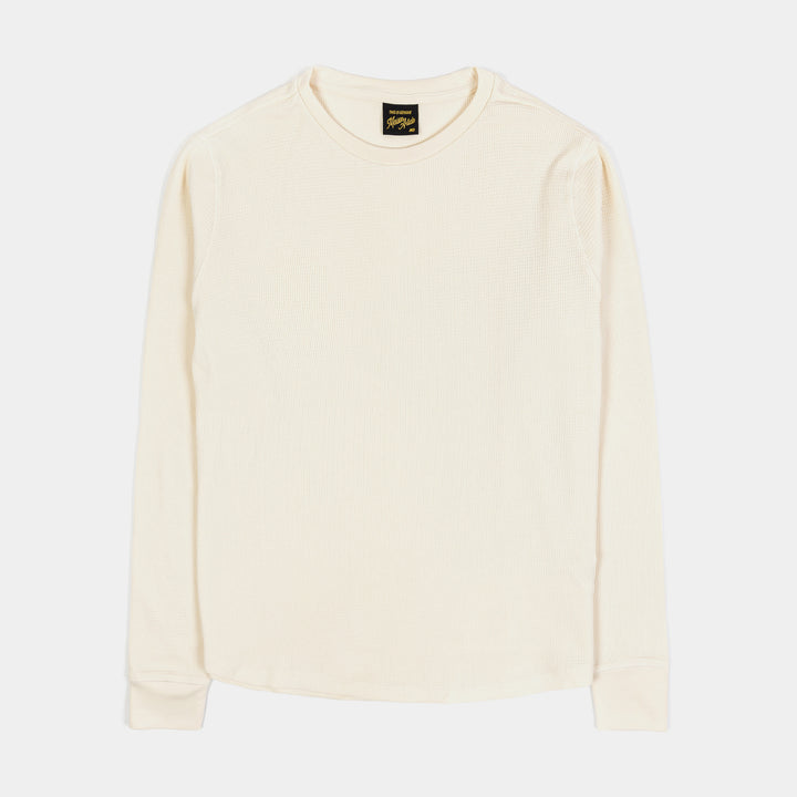 Maison Article Premium Thermal Mens Long Sleeve Shirt White