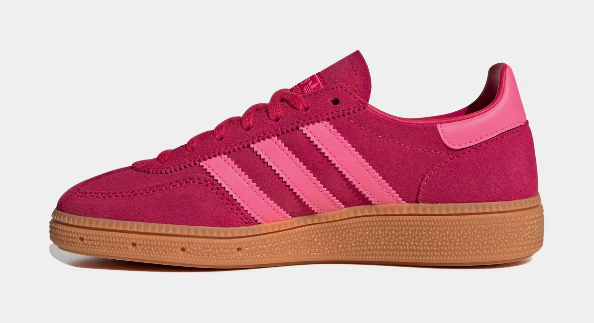 Grade School adidas Handball Spezial Ruby Red/Lucid Pink / 6