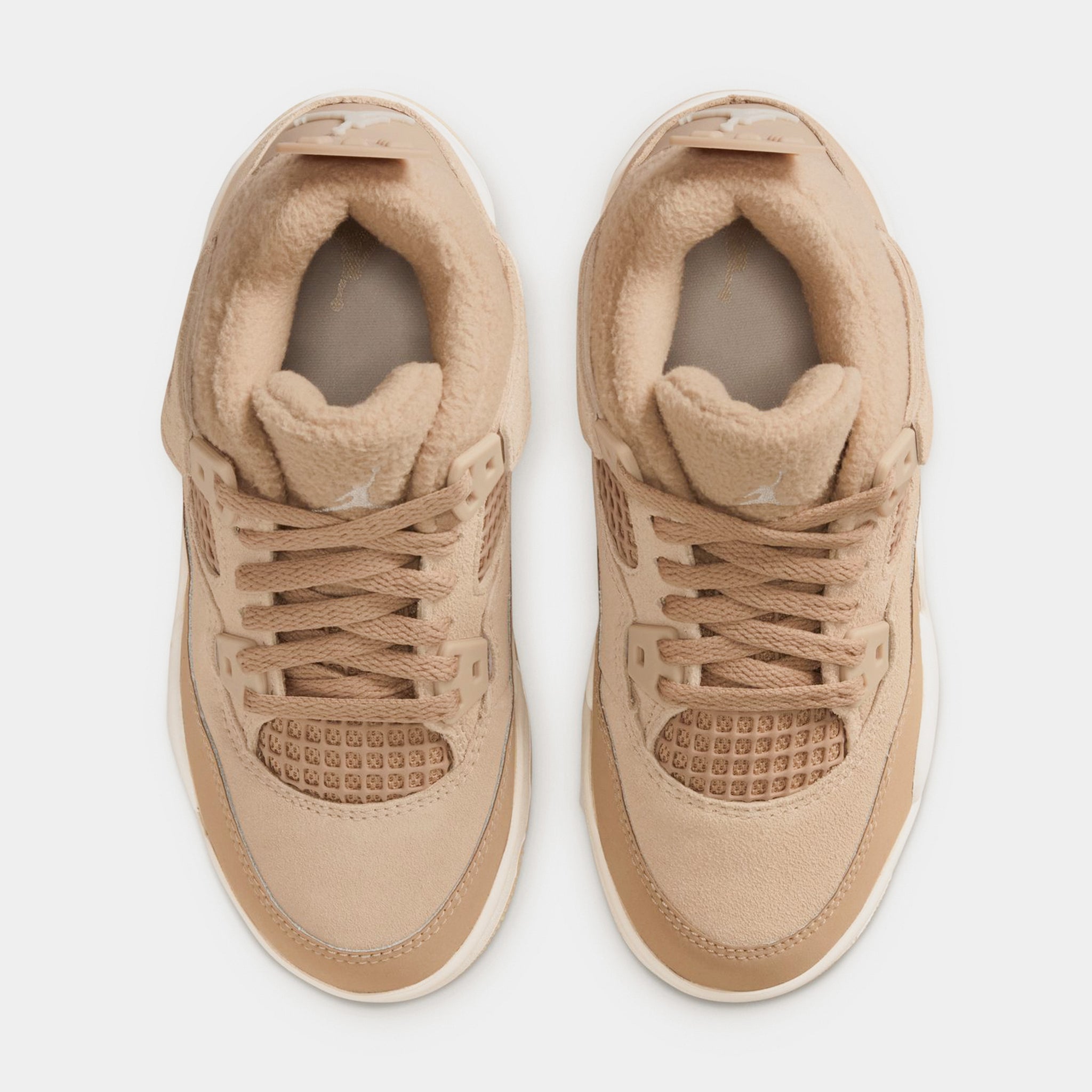 Jordan Air Jordan 4 Retro Cozy Girl Preschool Lifestyle Shoes Hemp