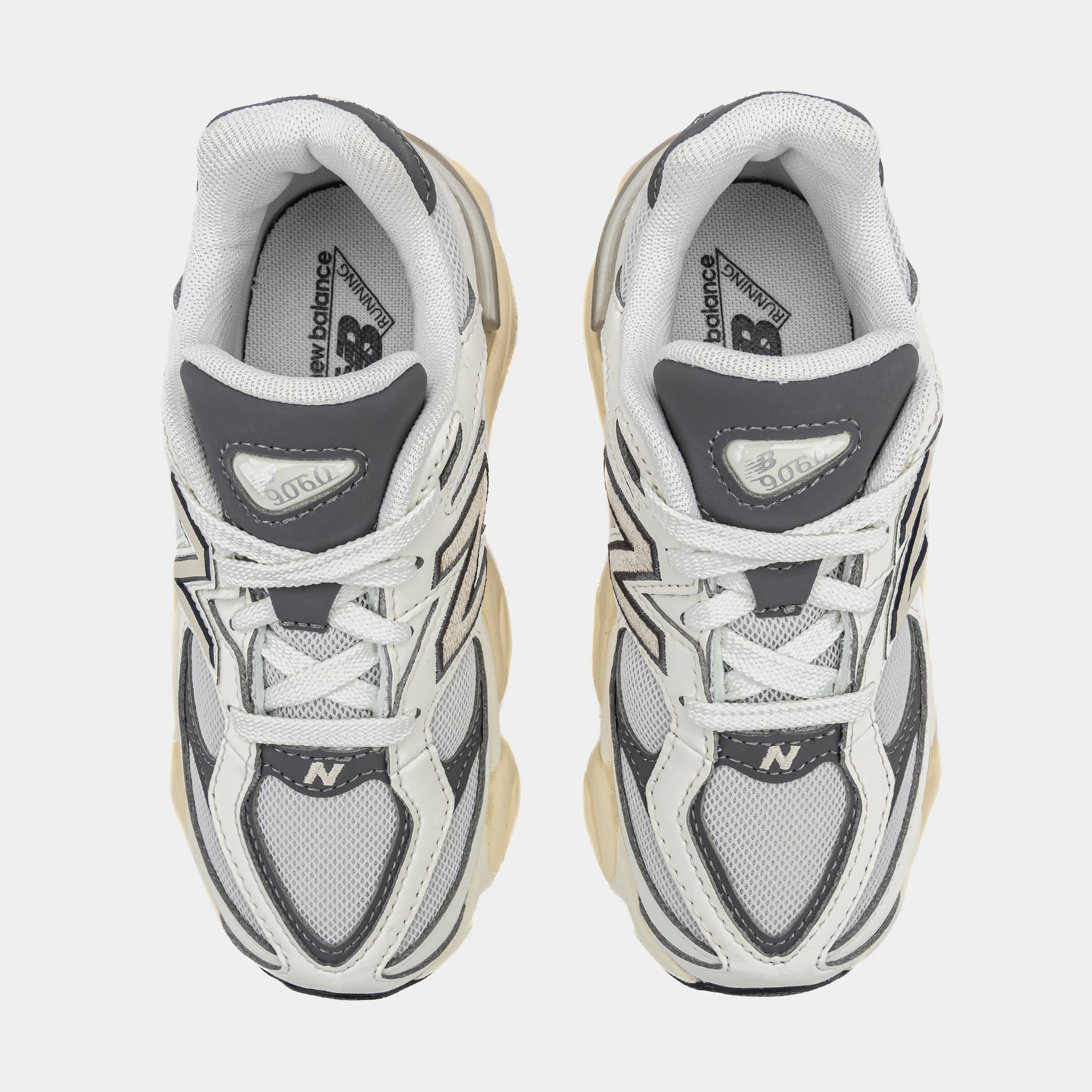 New Balance 9060 Preschool Running Shoes Sea Salt Castle Rock 