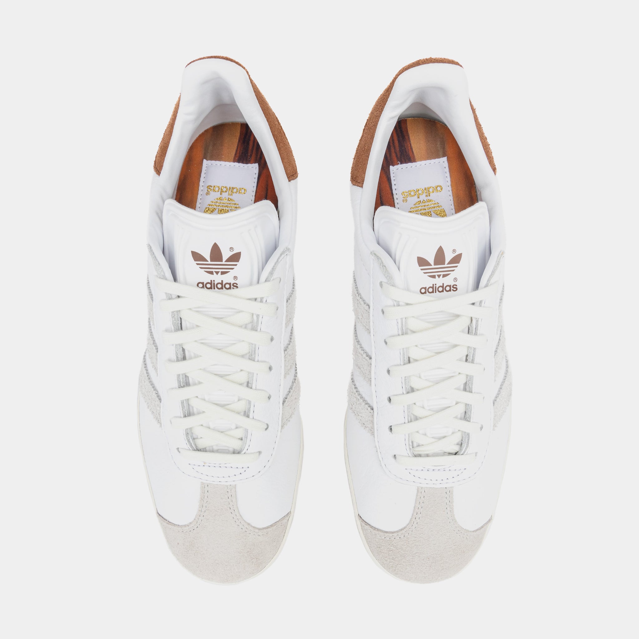 adidas Shoe Palace Exclusive Gazelle Mens Lifestyle Shoes White Brown IF4600 adidas Shoe Palace Exclusive Gazelle Mens Lifestyle Shoes White Brown IF4600