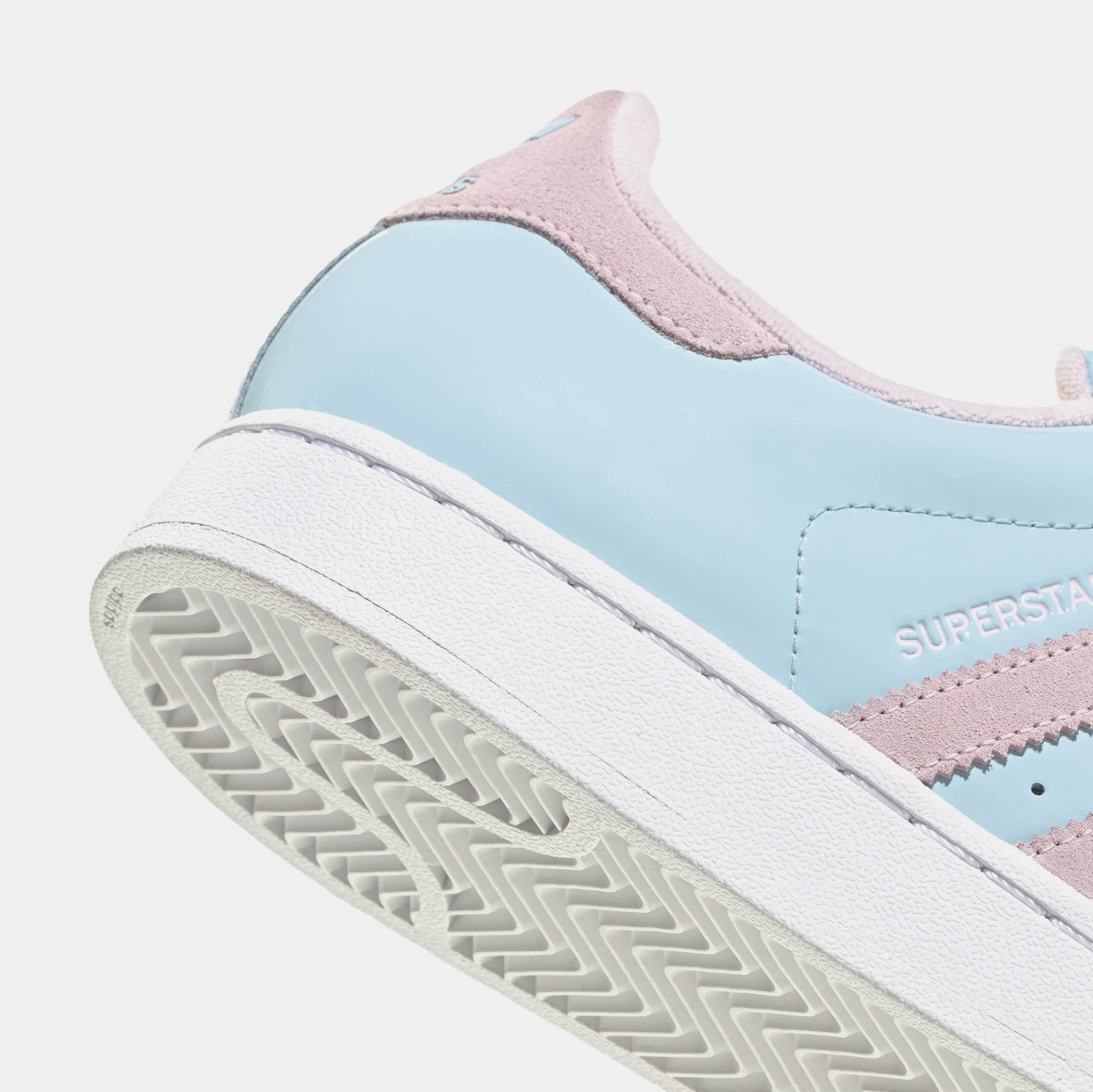 adidas Superstar Patent Mens Lifestyle Shoes Blue Pink KH9034 – Shoe Palace