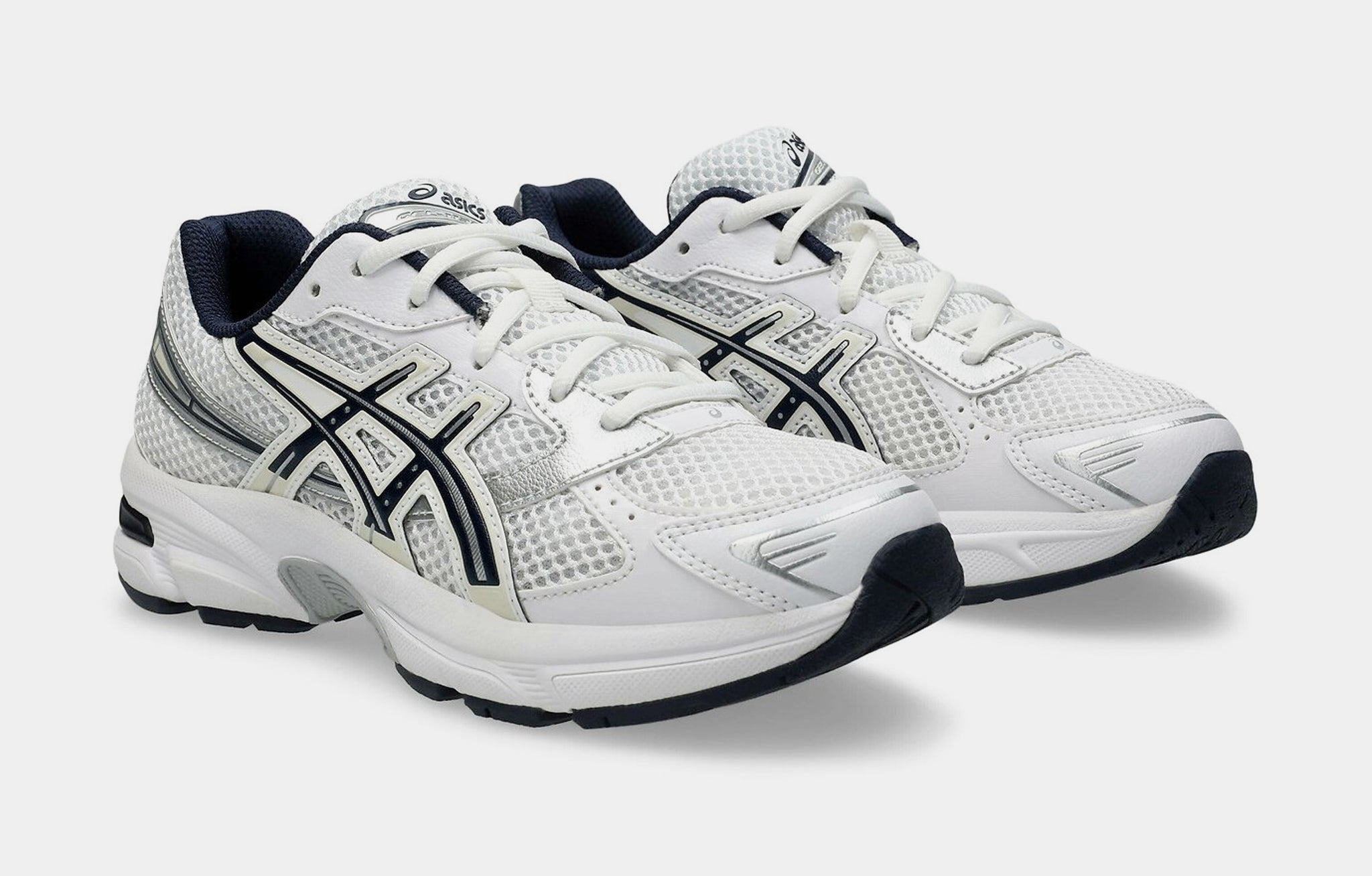ASICS Gel 1130 Preschool Running Shoes White Navy 1204A164  display picture 3