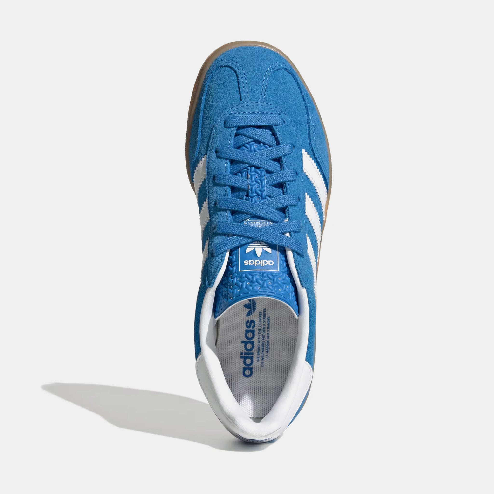 adidas Gazelle Indoor Grade School Lifestyle Shoes Blue Bird Cloud White  Gum JS3802 – Shoe Palace