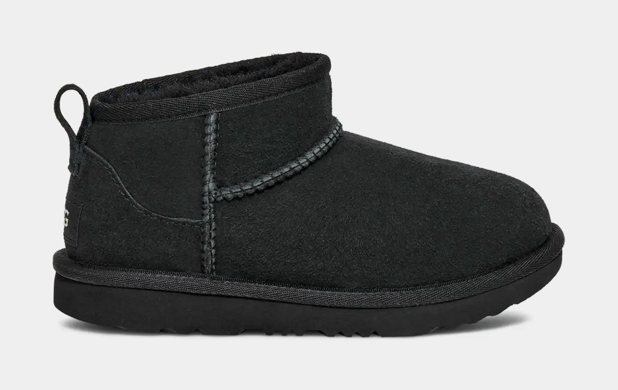 UGG Classic Ultra Mini Grade School Boots Black 1130750K BLK