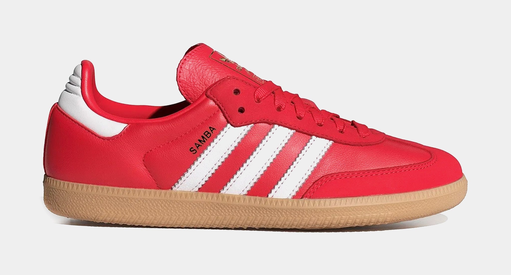 adidas Samba OG Womens Lifestyle Shoes Red IE6524 – Shoe Palace