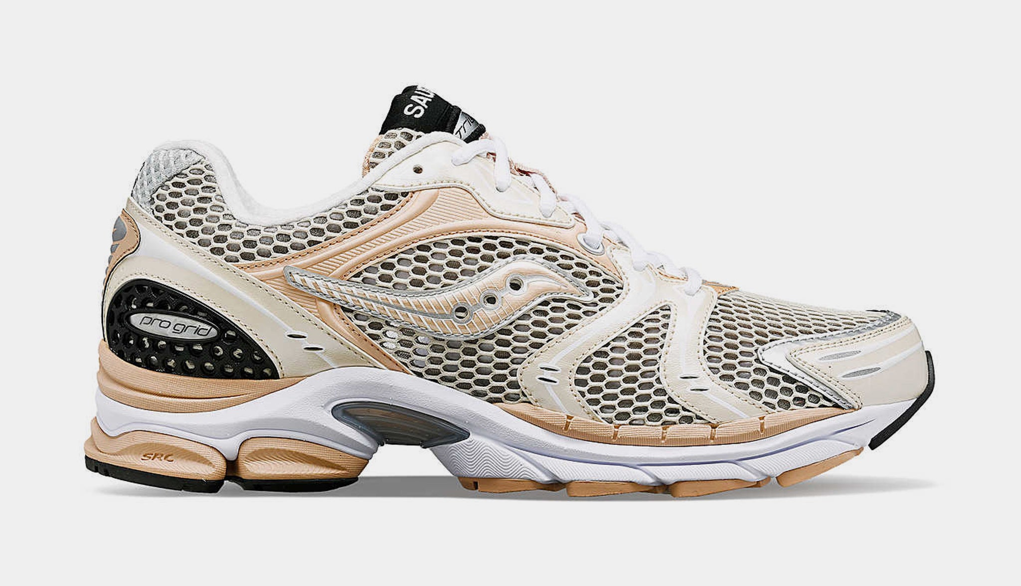 Saucony Progrid Triumph Mens Running Shoes Cream Tan S70704-11