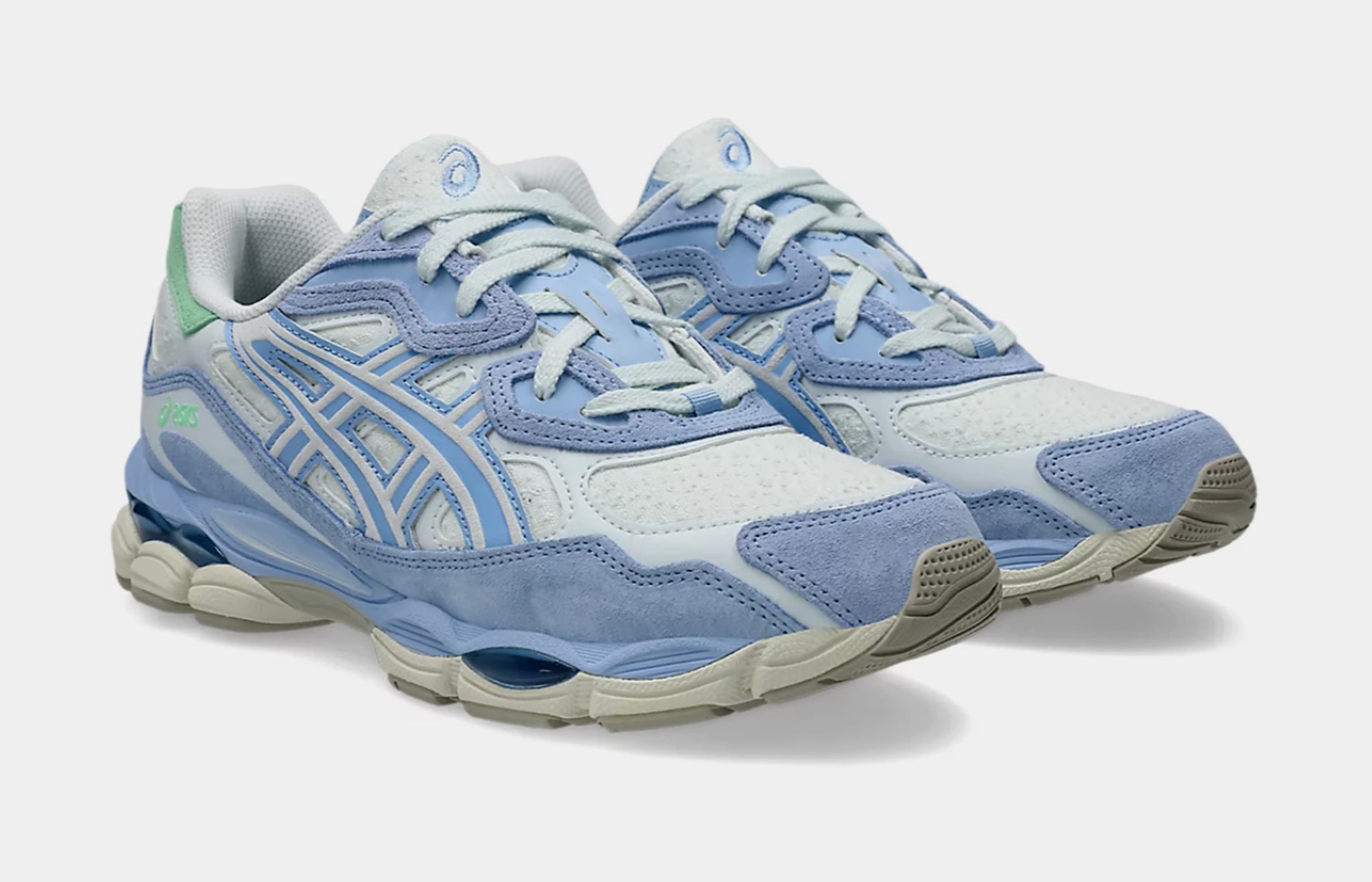 ASICS Gel NYC Mens Running Shoes Airy Blue Stone Wash 1203A826-400 