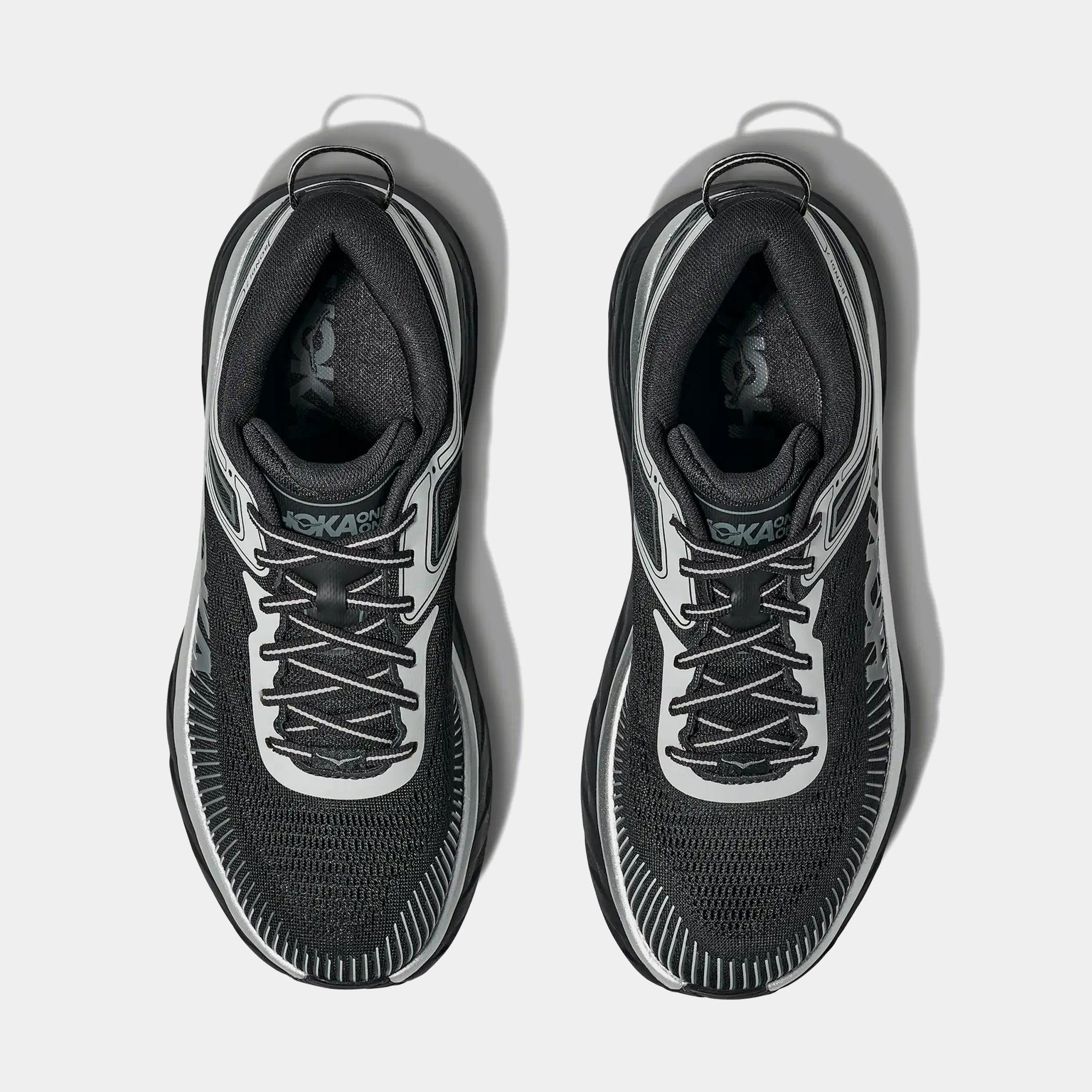 Hoka Bondi 7 Mens Running Shoes Black Stardust 1110518-BKSTR