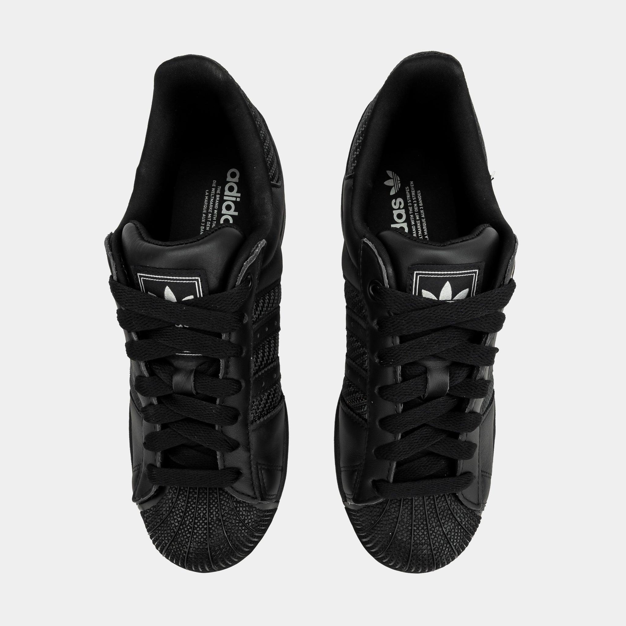 adidas Superstar II Black Mesh Stripes 8.5