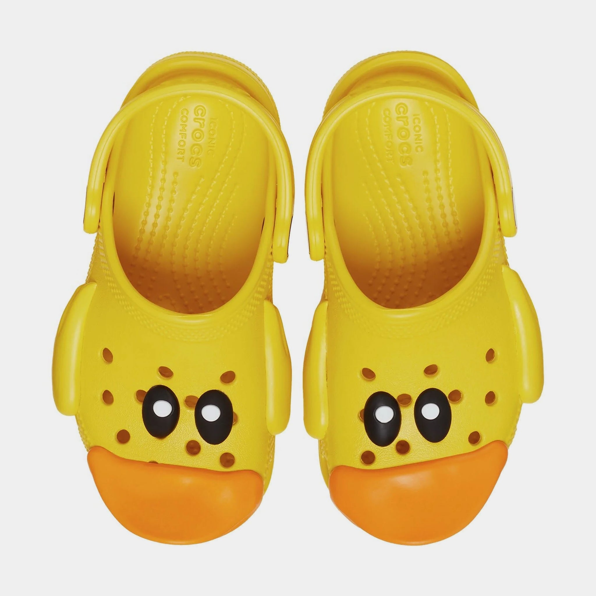 CROCS Kids Bright Yellow Sandals Crocs Yellow Unisex Kids main image 2