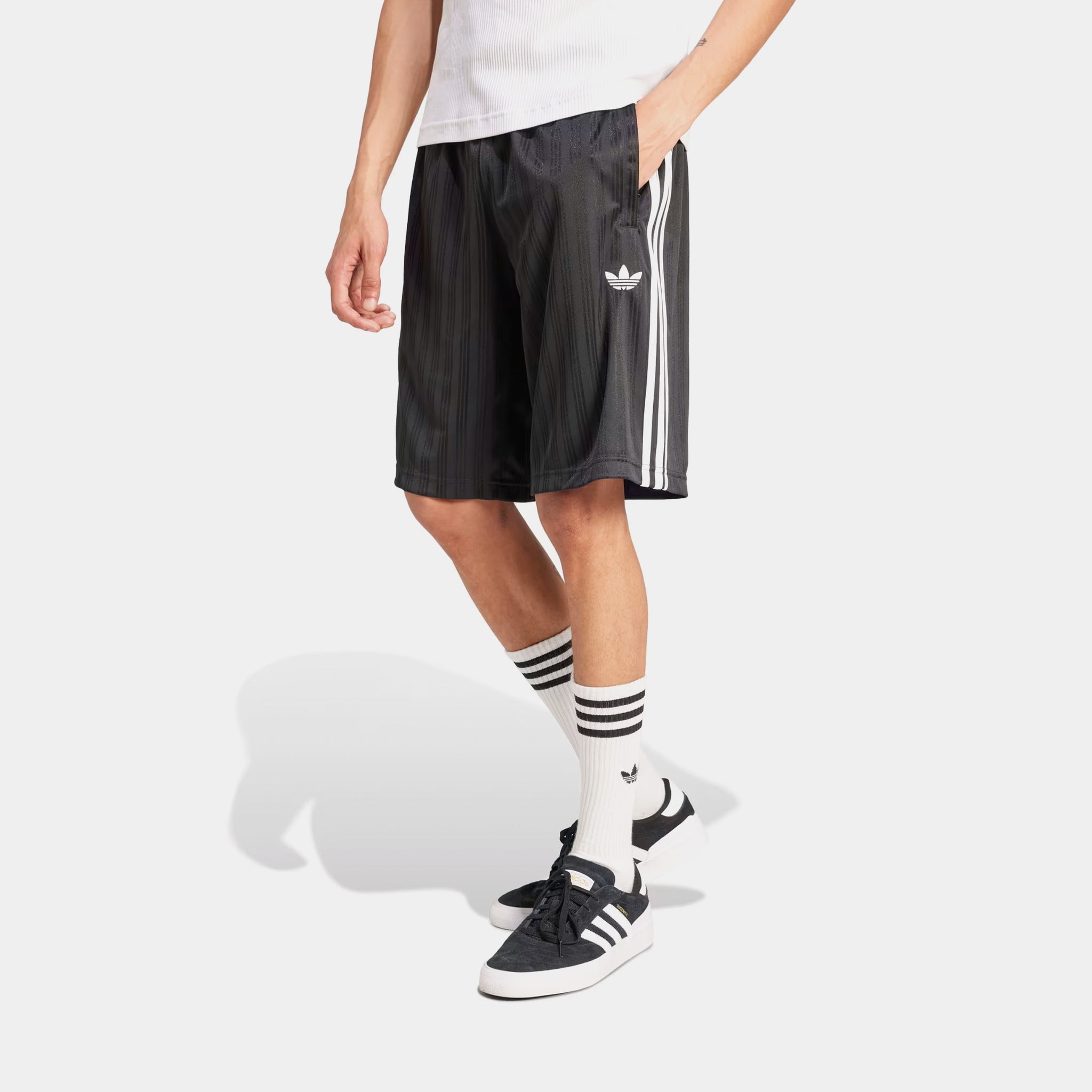 adidas gazelle silver green womens adidas Adicolor Poly Shorts