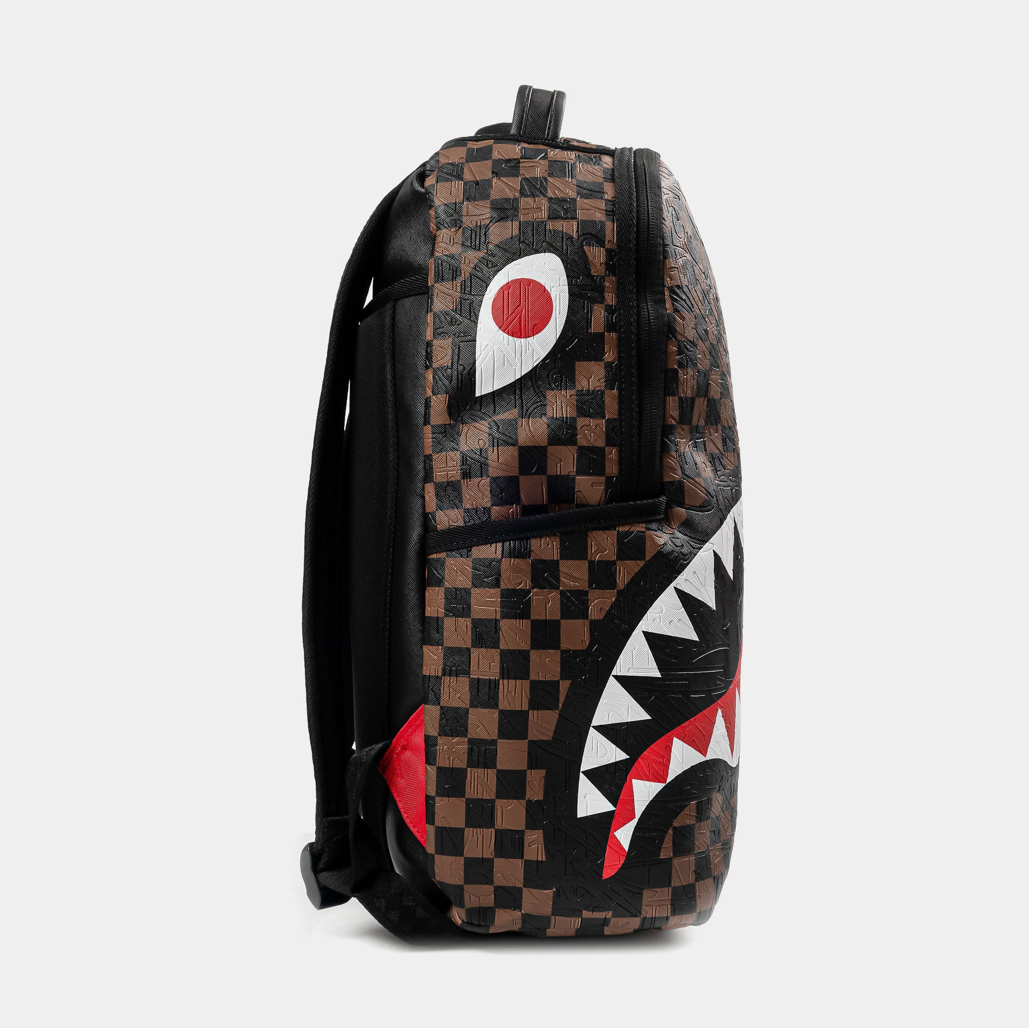 バッグ SPRAYGROUND Sprayground Emboss 2 Checkered Mens Backpack Black Brown