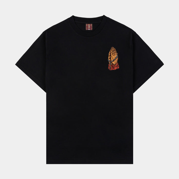 CTHDRL Rosary Washed Mens Short Sleeve Shirt Black MARSS12 – Shoe
