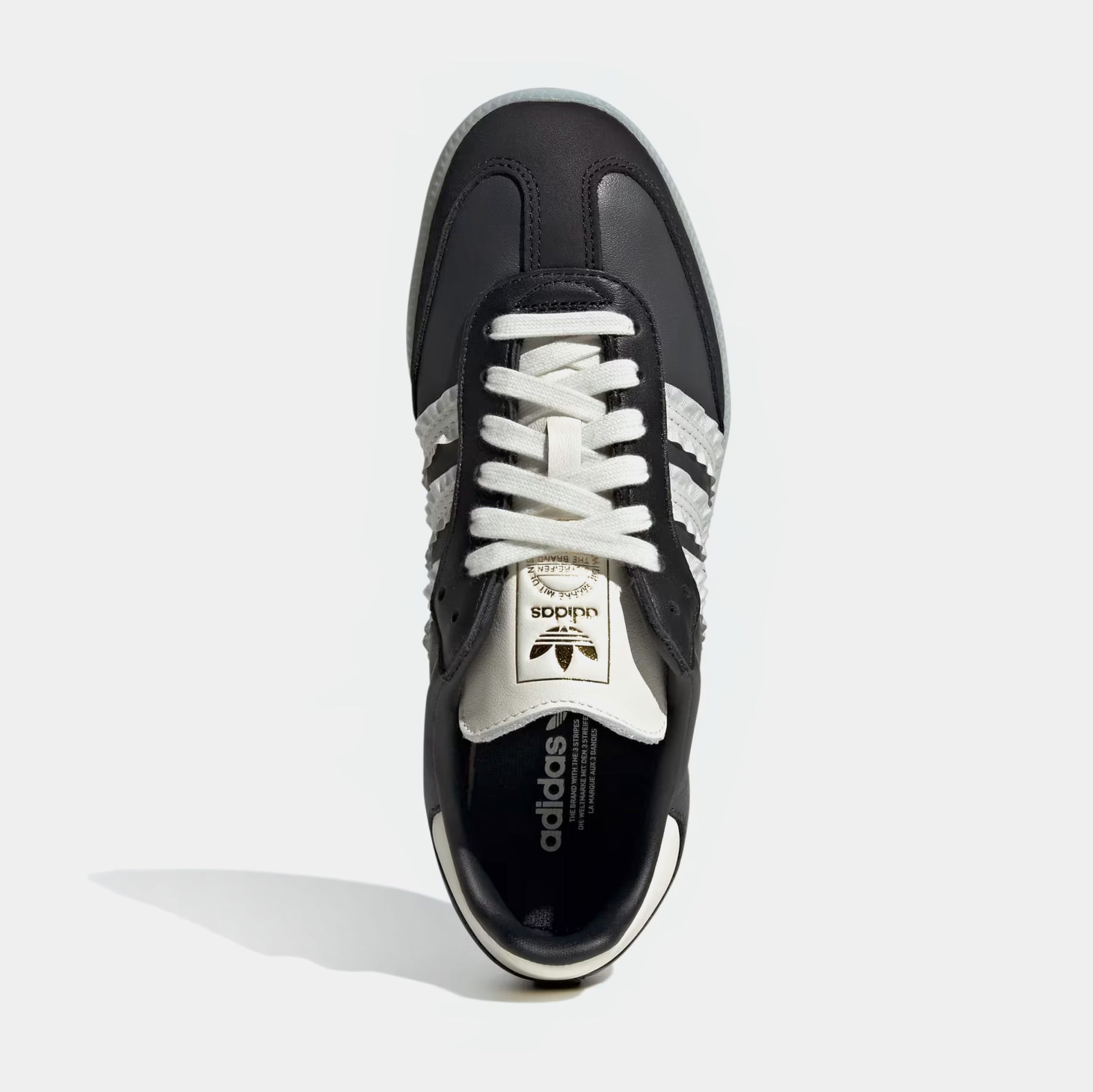 adidas Samba OG Ruffled Stripes Womens Lifestyle Shoes Carbon