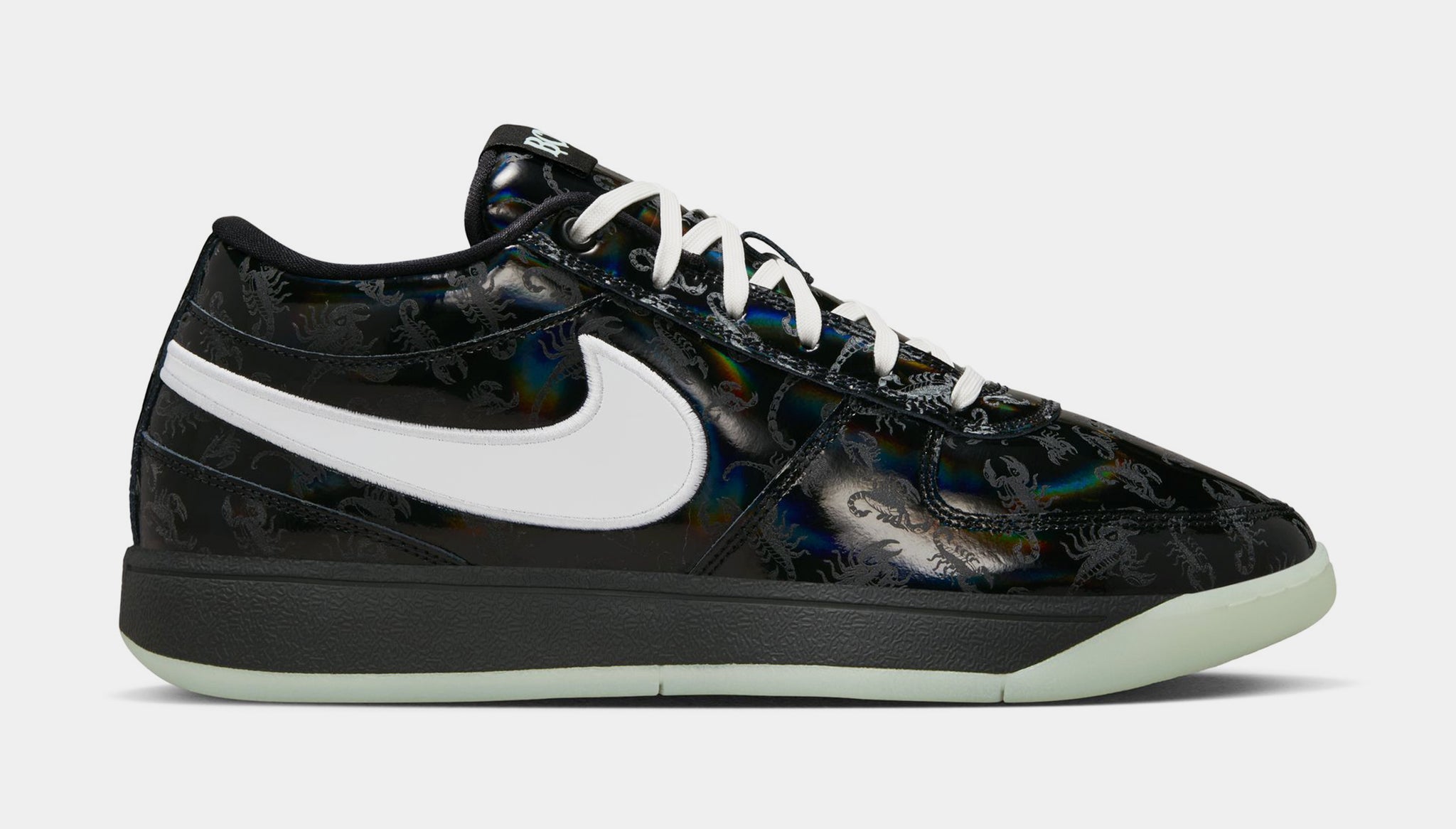 花０１ Nike Book 1 Scorpion Mens Basketball Shoes Black Black White