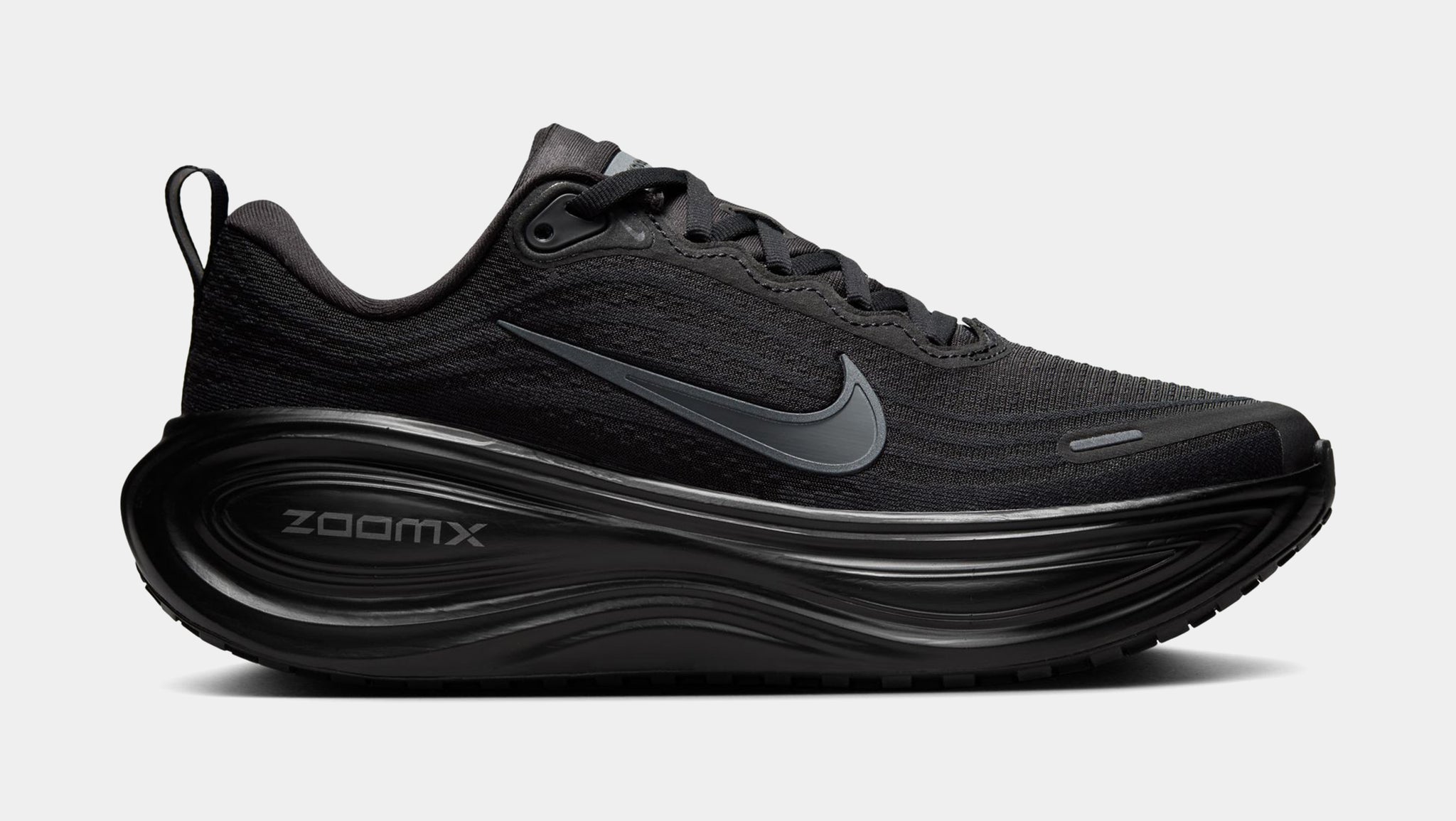 Nike Vomero Plus Womens Running Shoes Black Dark Smoke Grey 