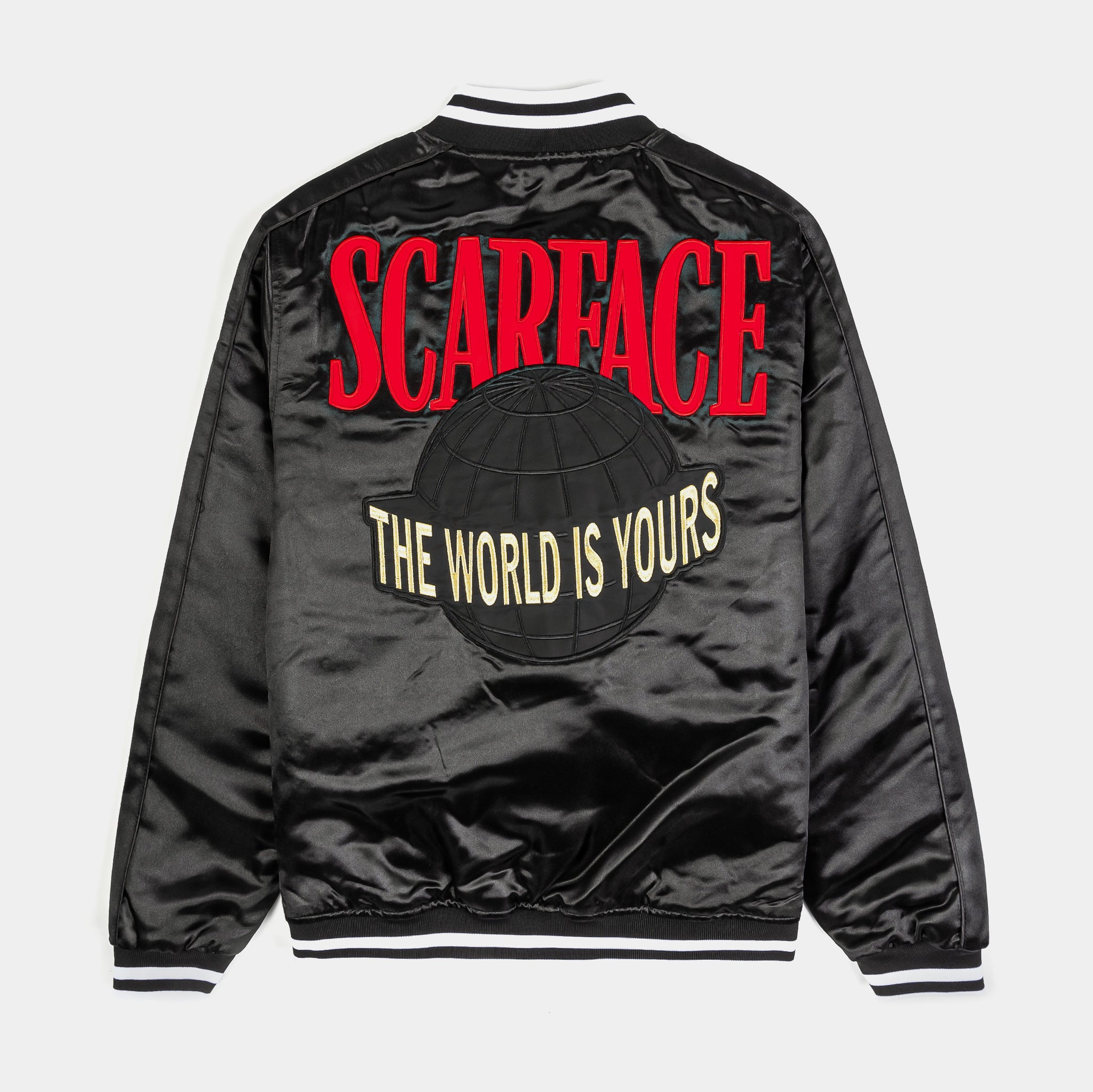 Shoe Palace SP x Scarface The World Is Yours Satin Varsity Mens 