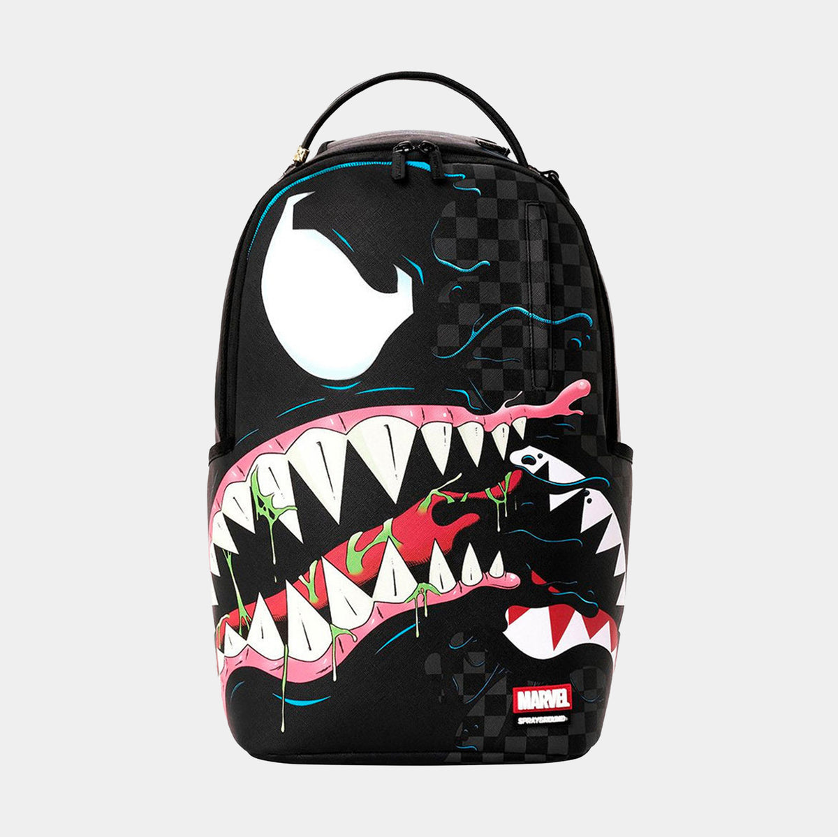 Sprayground Marvel Spider-Man Venom Sharkmouth Mens Backpack Black ...