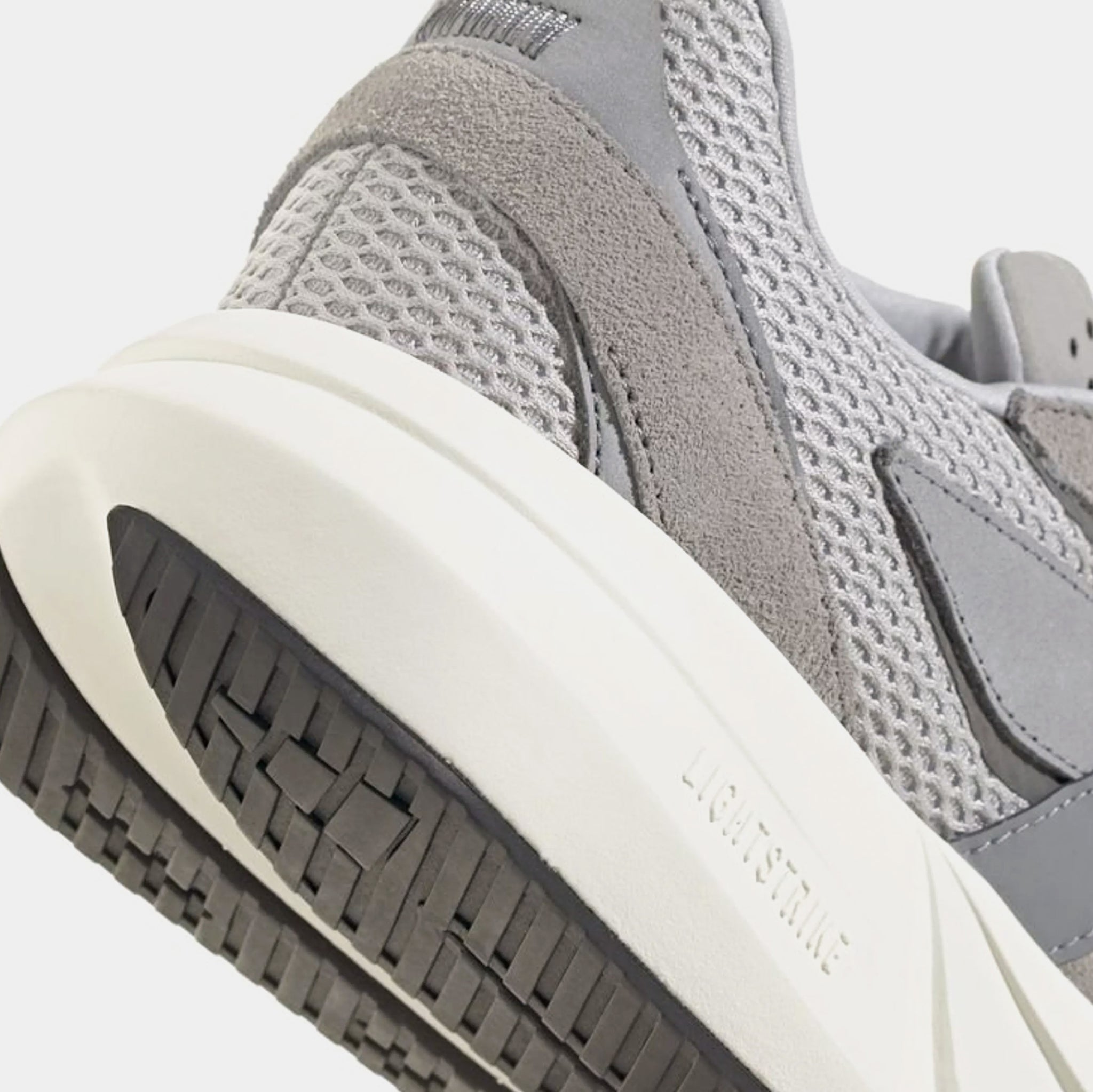 adidas Lightblaze Mens Lifestyle Shoes Grey Two Off White IH8607