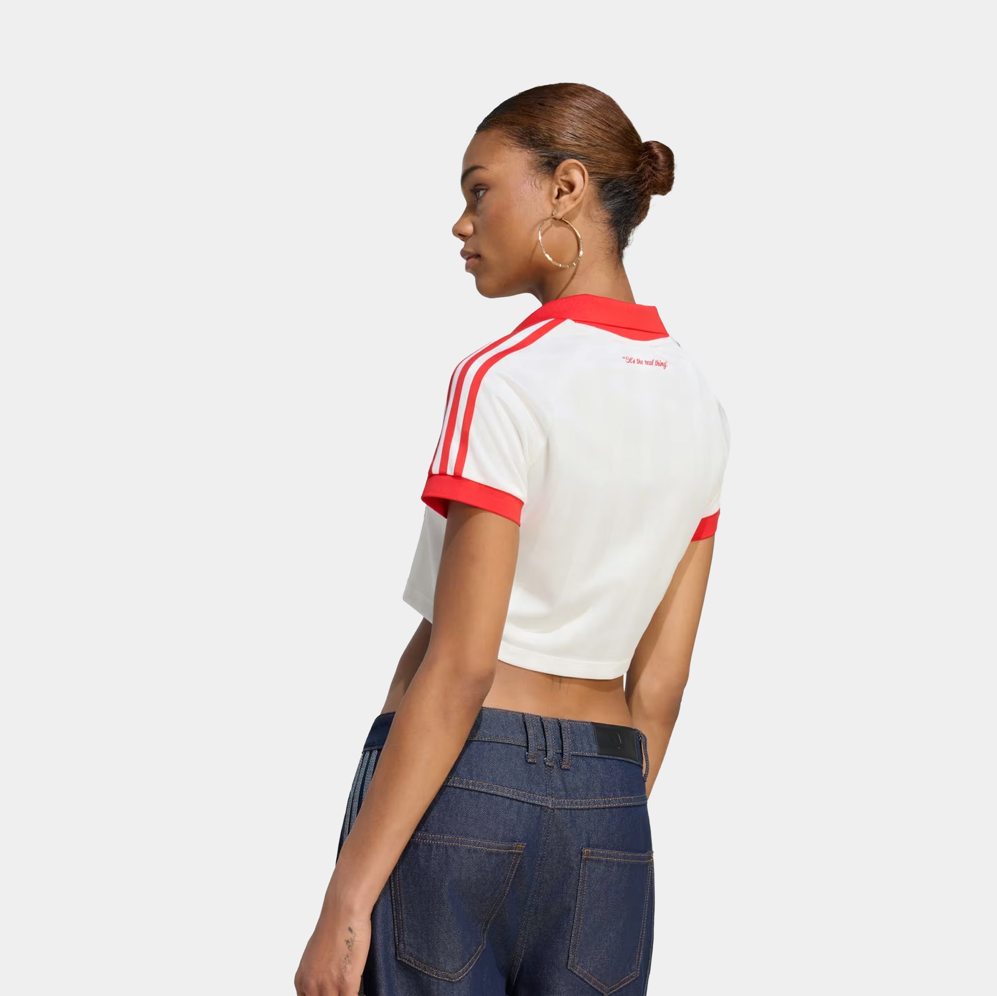 adidas Coca Cola Cropped Womens Jersey Core White KY7571 – Shoe Palace