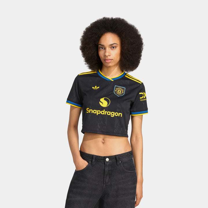 adidas Real Madrid Cropped Womens Jersey Blue Bird JP4175 – Shoe