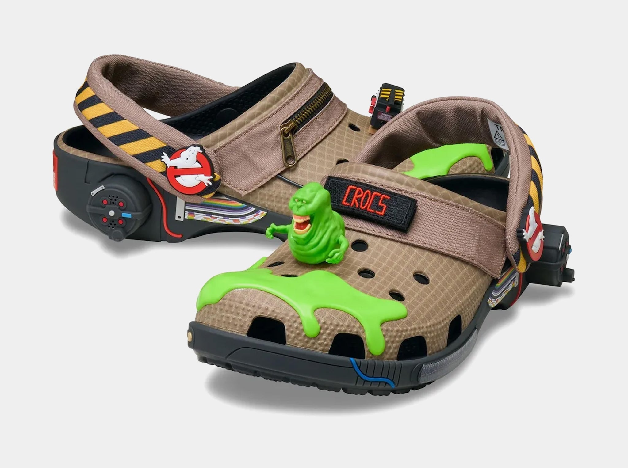 Crocs Ghostbusters Classic Clog Mens Sandals Brown Black  display picture 1